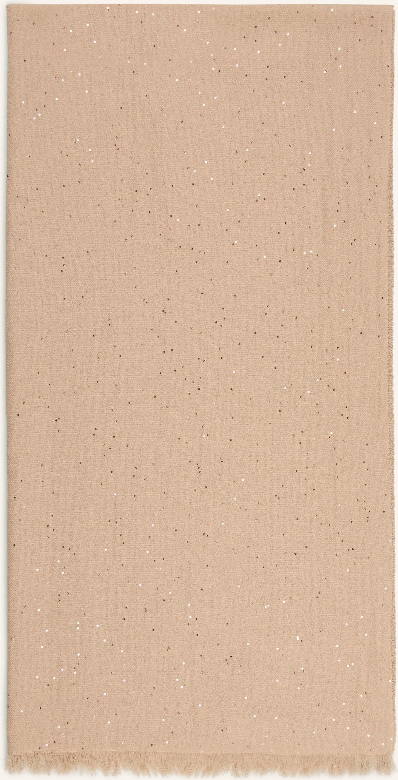 Peserico Schal Mit Pailletten gold