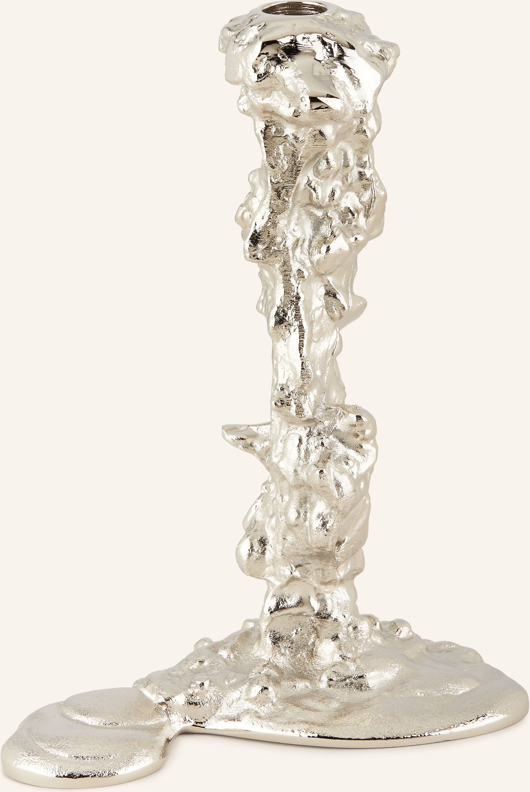 Polspotten Kerzenhalter Drip L silber
