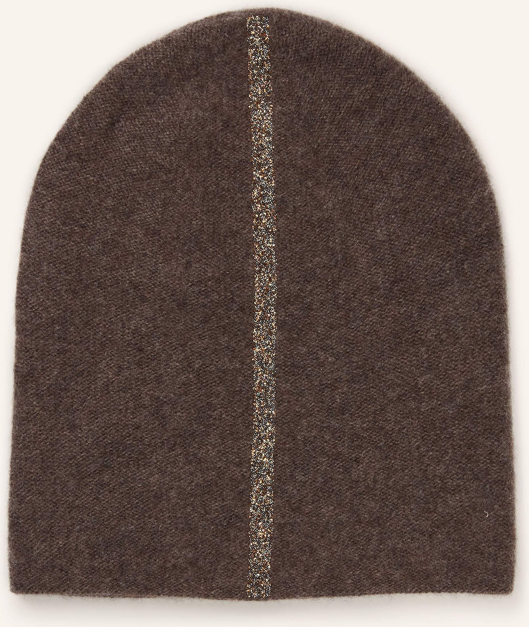 Hurray Cashmere-Mütze Mit Schmucksteinen braun