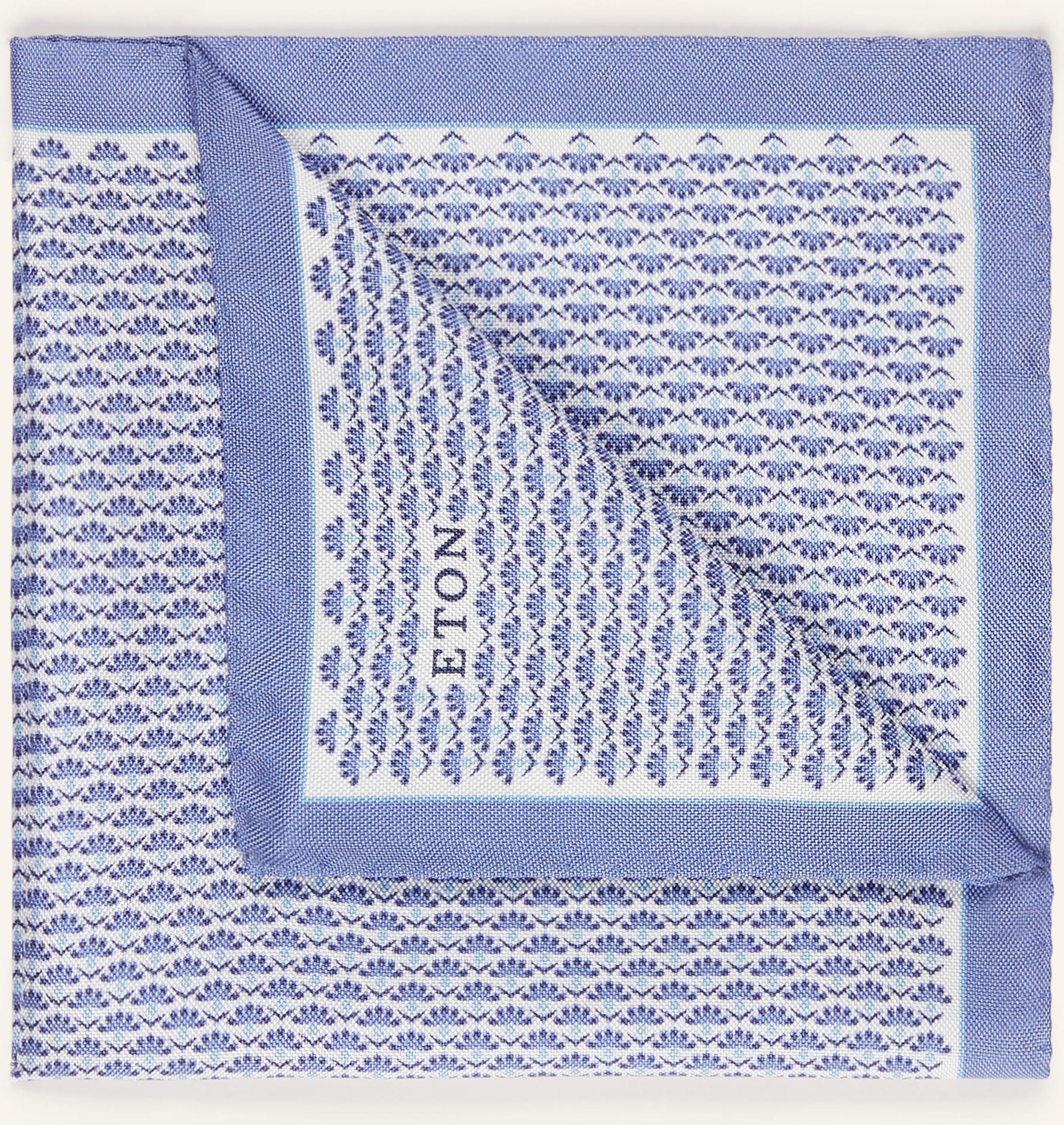 Eton Einstecktuch blau