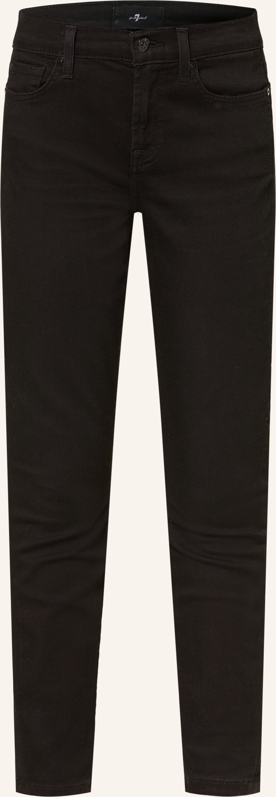 7 For All Mankind Skinny Jeans The Ankle Skinny schwarz