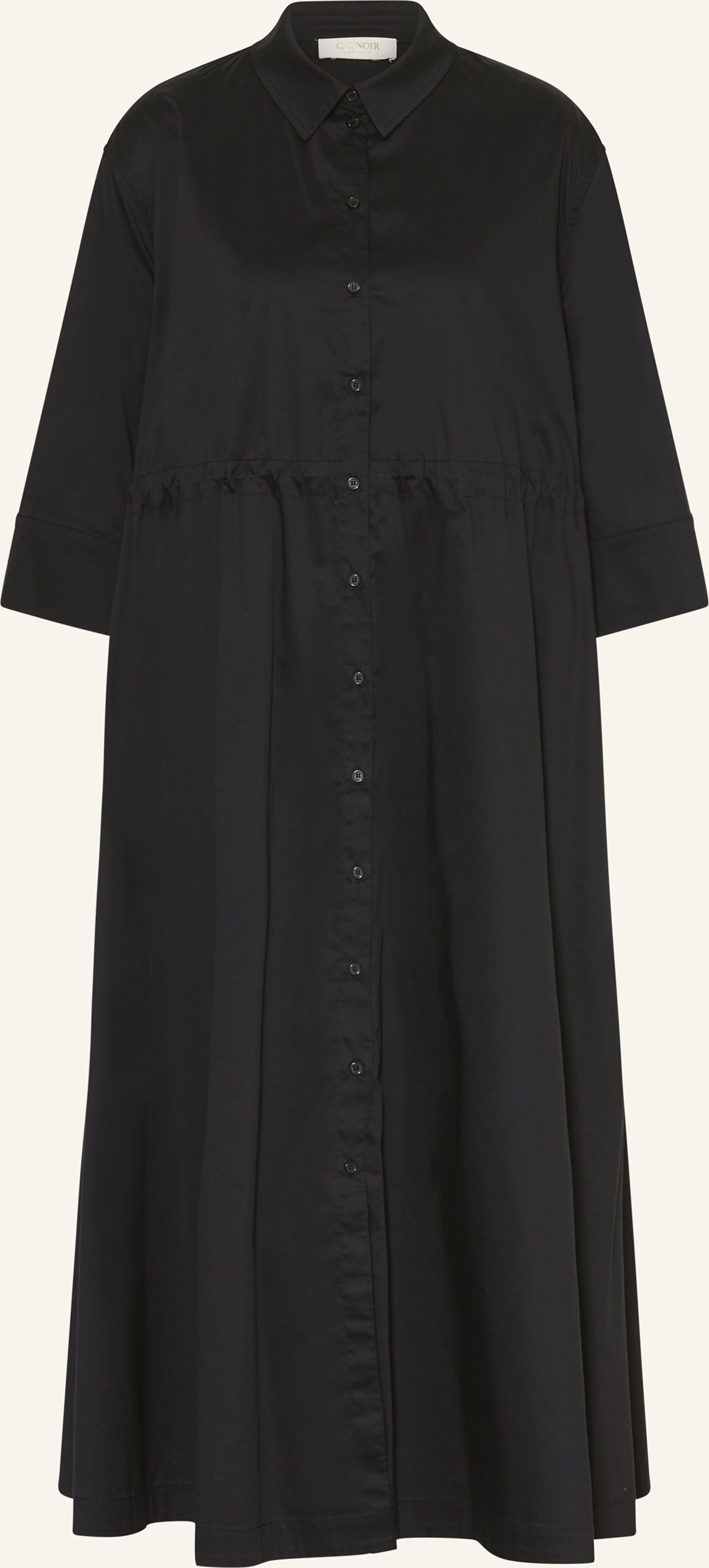 Catnoir Hemdblusenkleid Mit 3/4-Arm schwarz