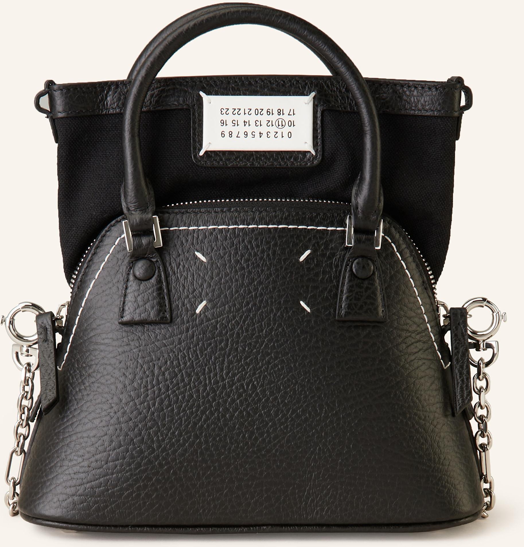 Maison Margiela Micro Bag 5ac Classique schwarz