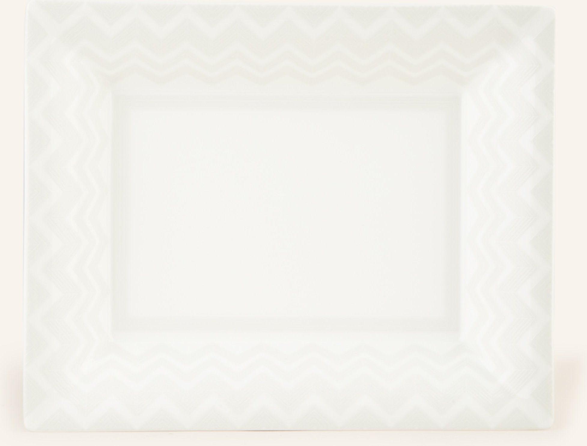 Missoni Home Schale Zig Zag weiss