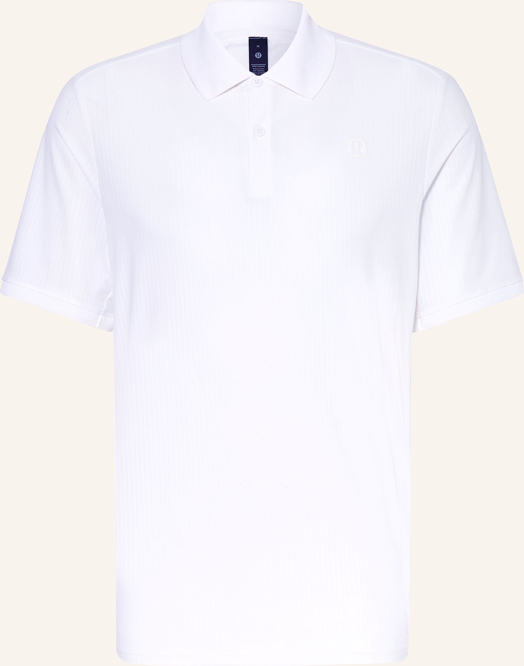 Lululemon Funktions-Poloshirt weiss