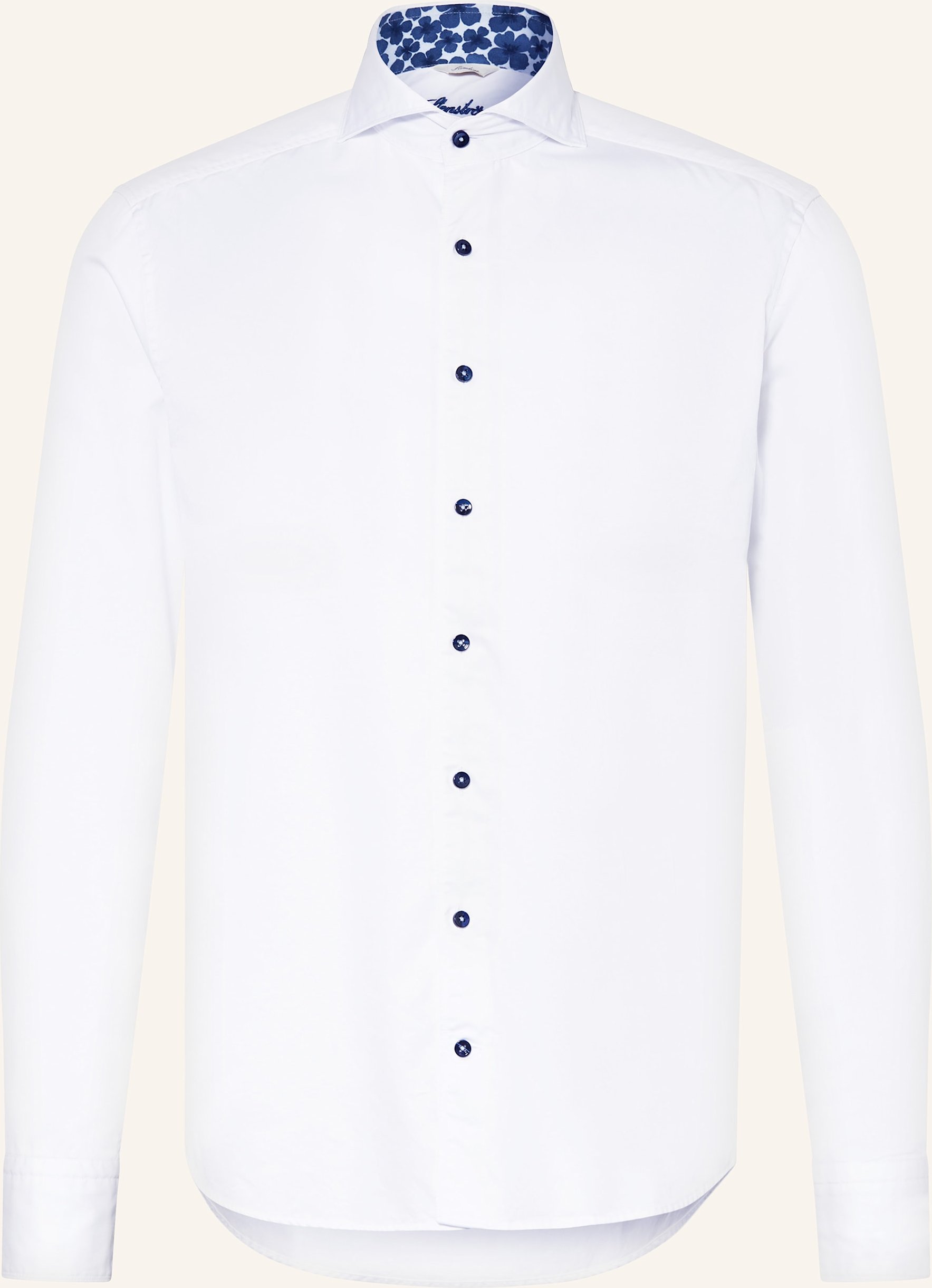 Stenströms Hemd Slim Fit weiss