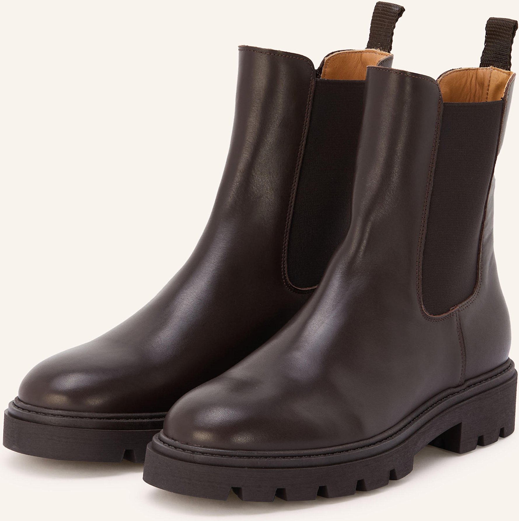 Mrs & Hugs Chelsea-Boots braun