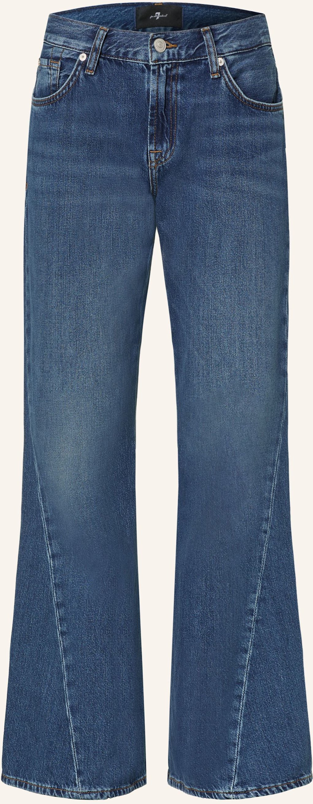 Thumbnail - 7 For All Mankind Flared Jeans Spencer Mesa With Twisted Seam blau