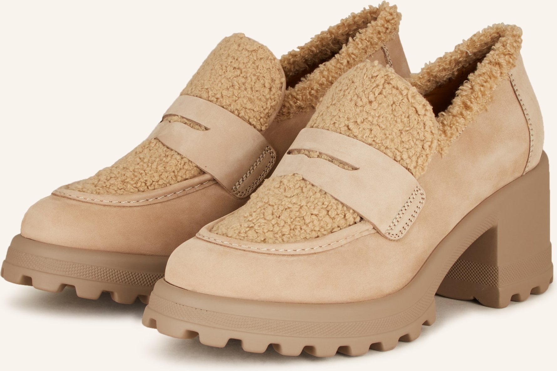 Voile Blanche Penny-Loafer beige