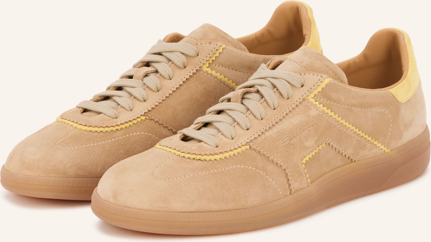 Santoni Sneaker Oly Shade braun