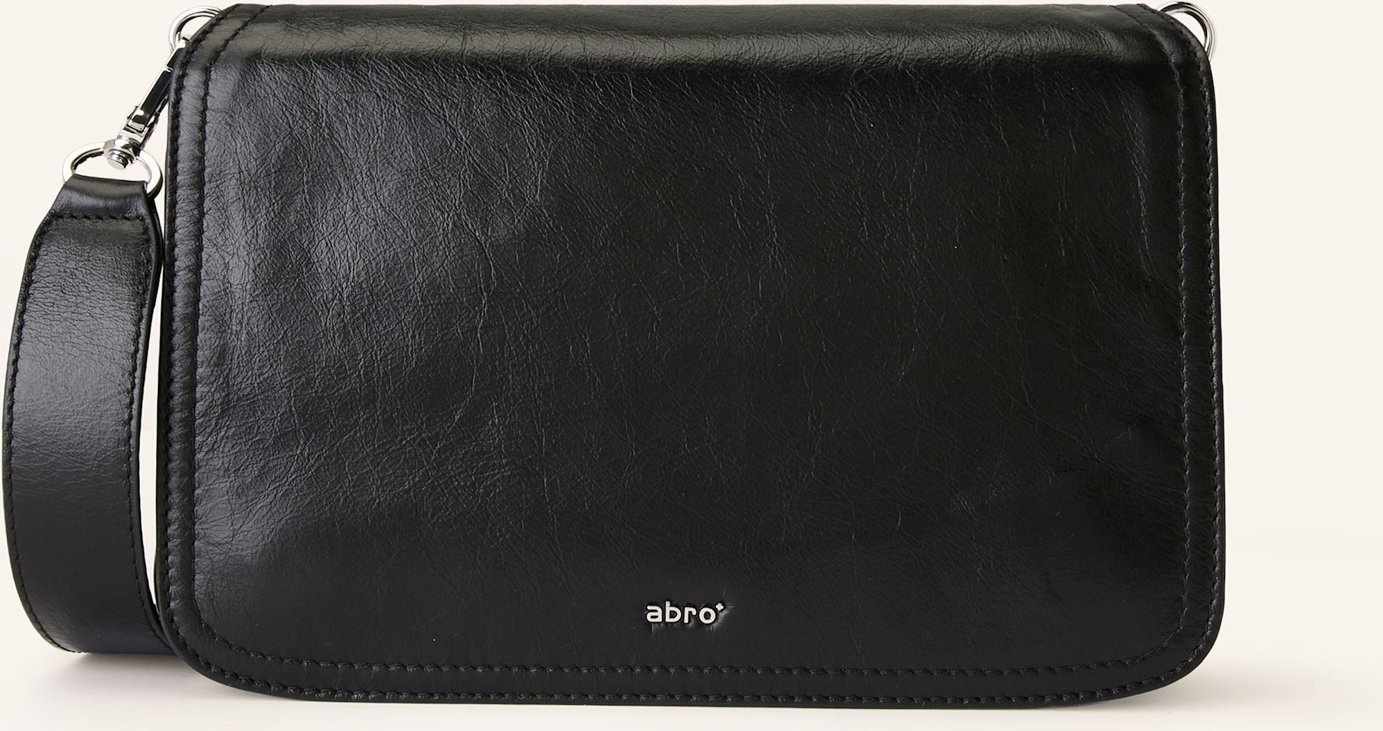 Abro Umhängetasche Pure schwarz