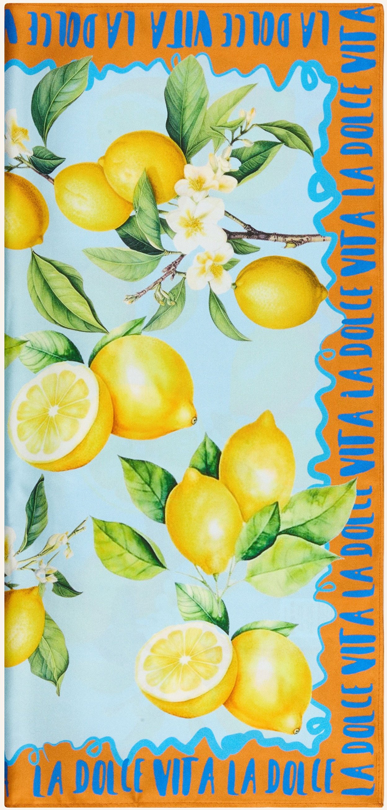 Darling Harbour Seidentuch blau