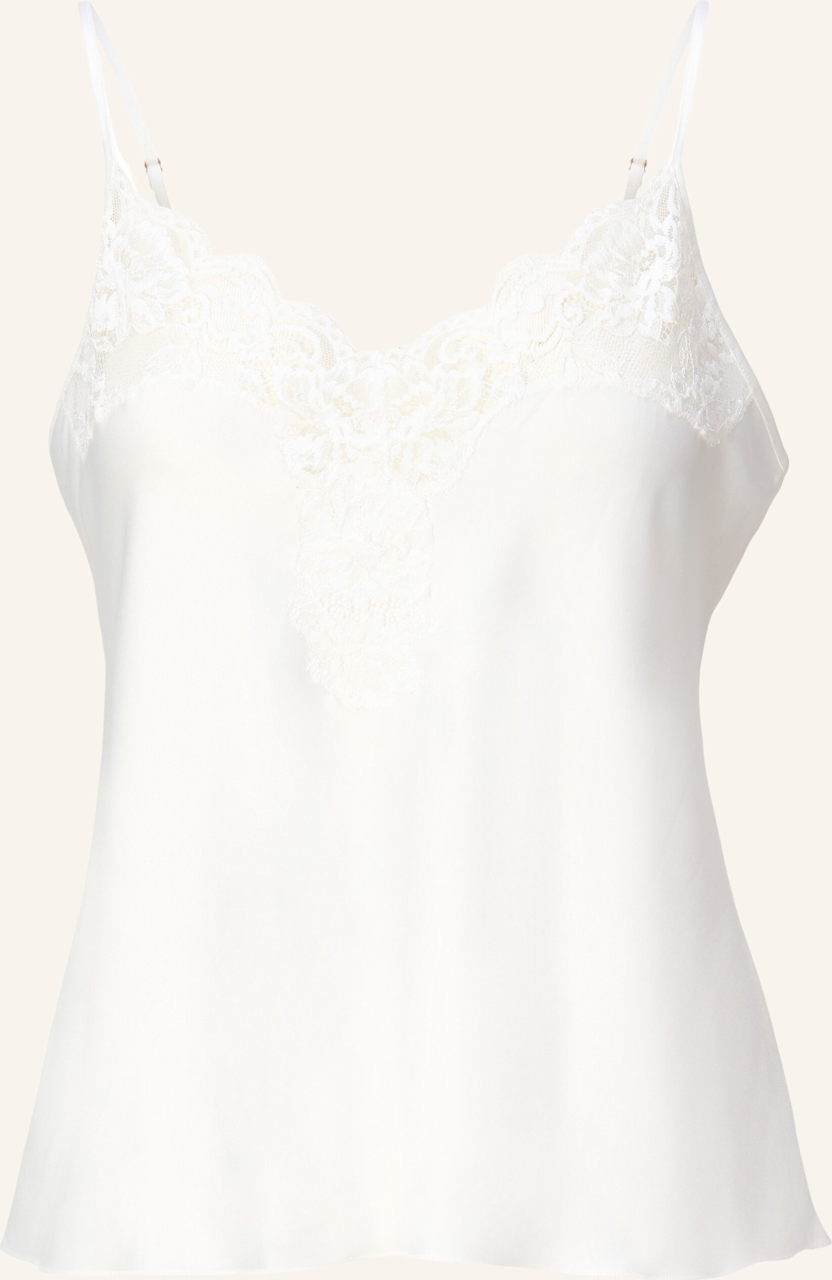 Lingadore Spaghetti Top weiss