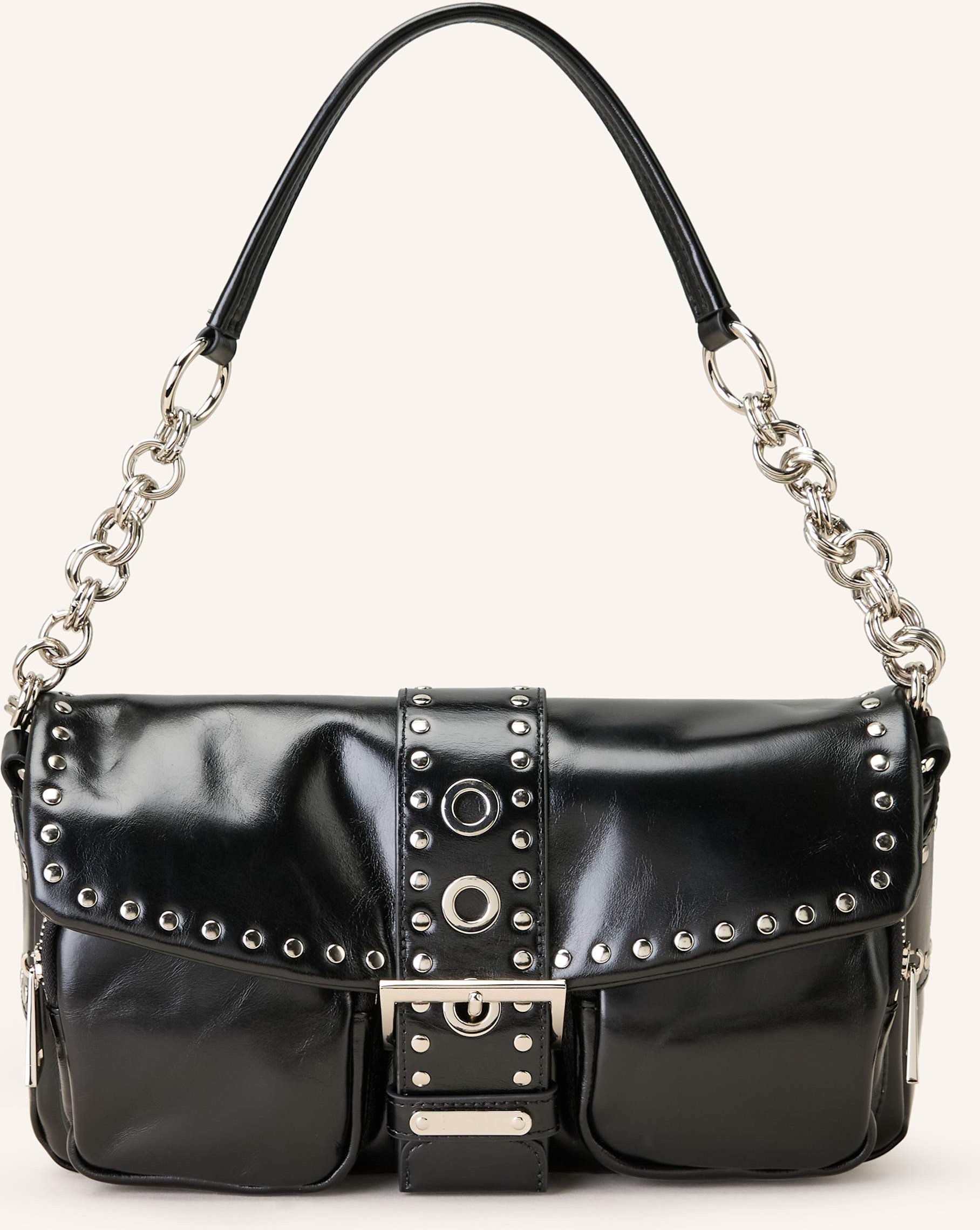 Thumbnail - Jeffrey Campbell Schultertasche Mit Nieten schwarz