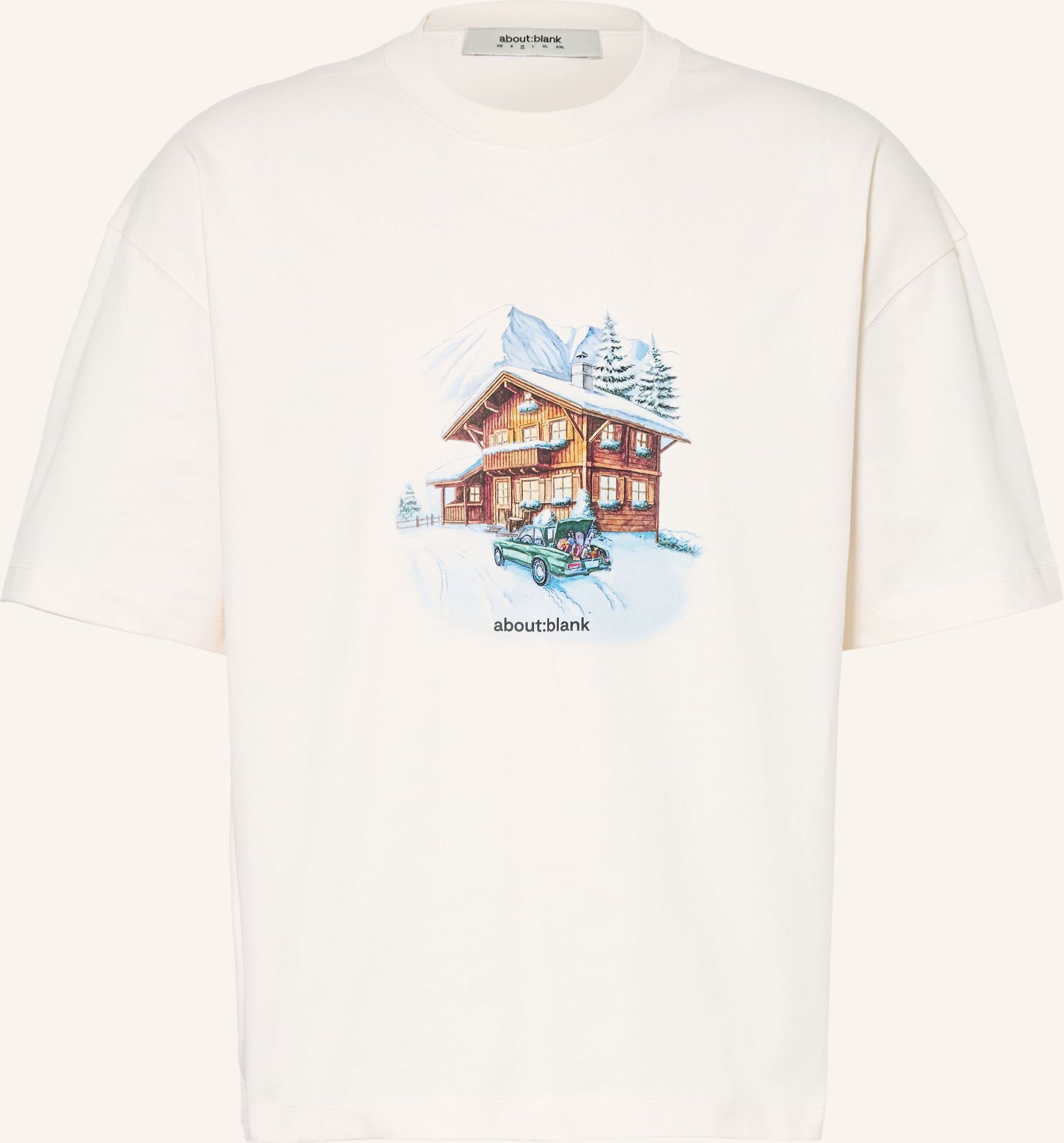 About:Blank T-Shirt Chalet weiss
