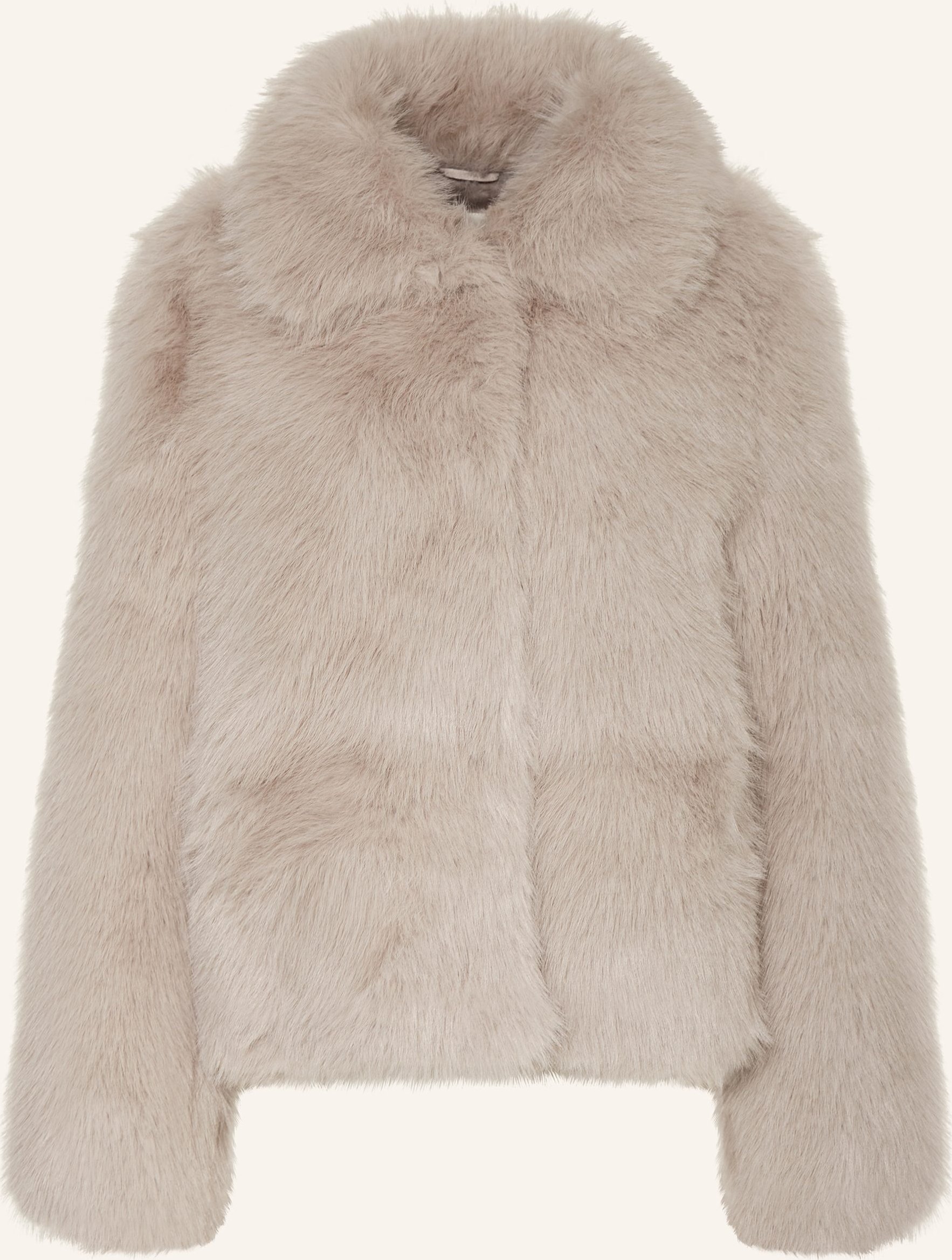 Grace Kunstpelz-Jacke grau