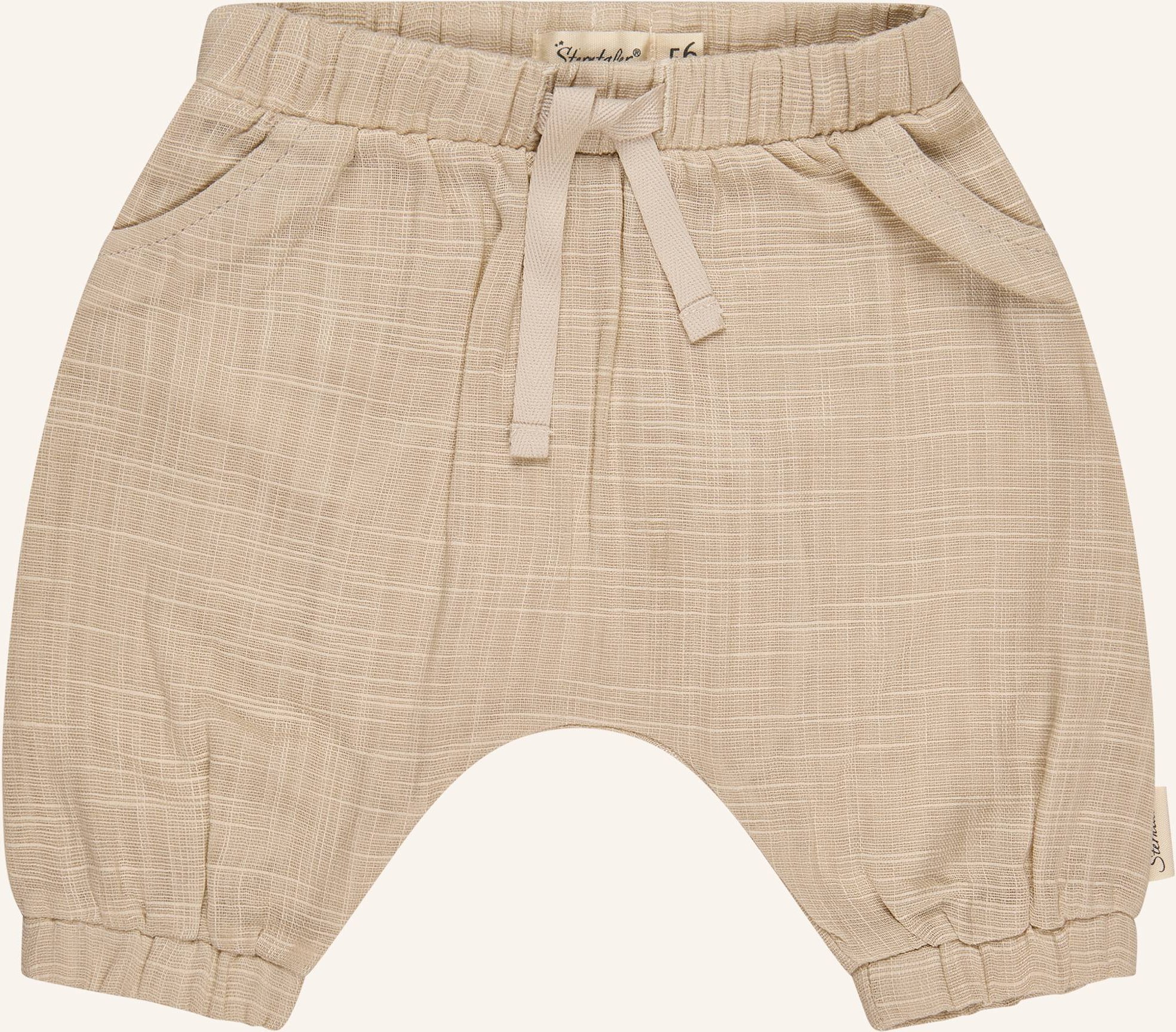 Sterntaler Hose Leinenoptik beige