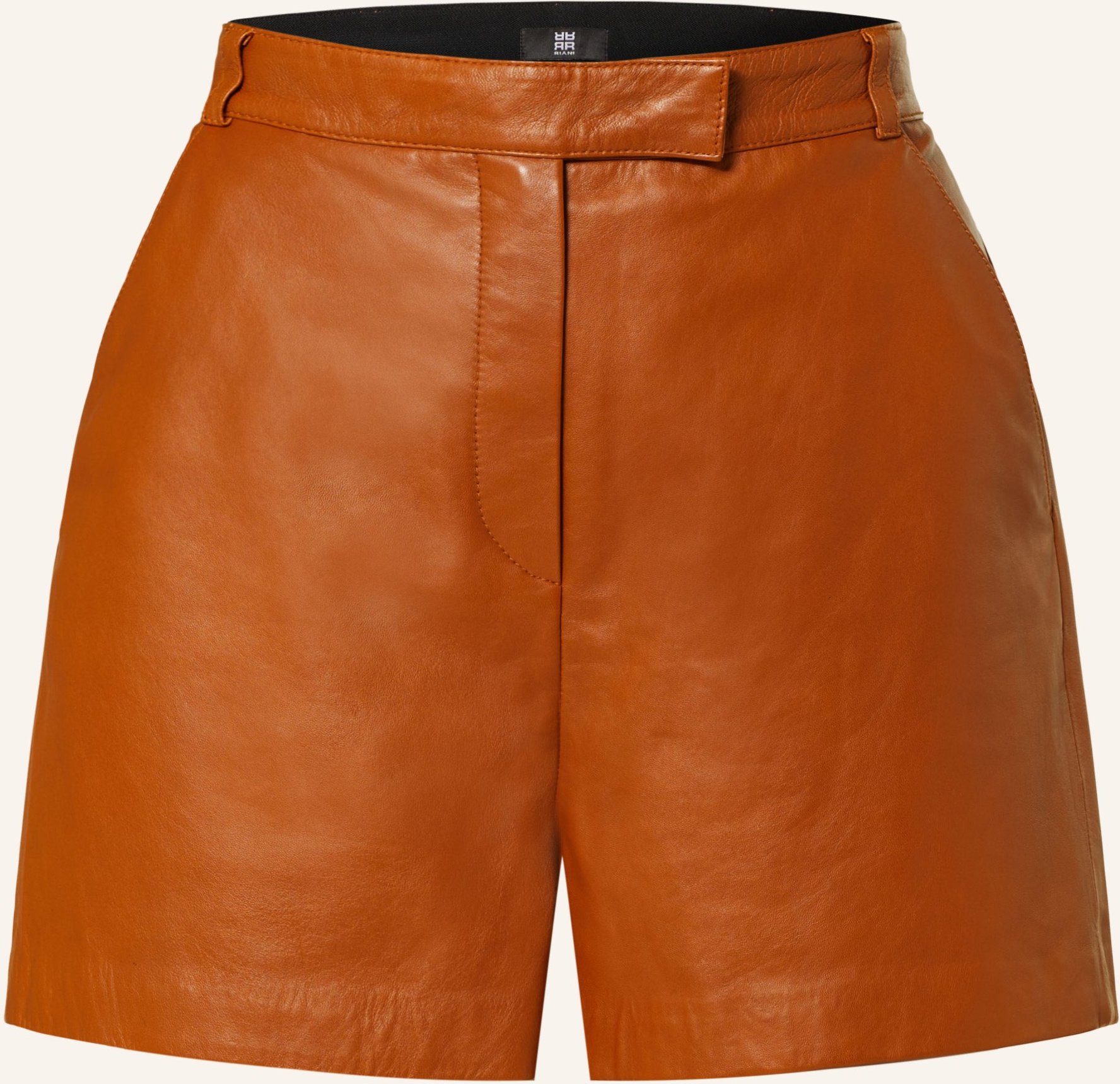 Riani Ledershorts braun