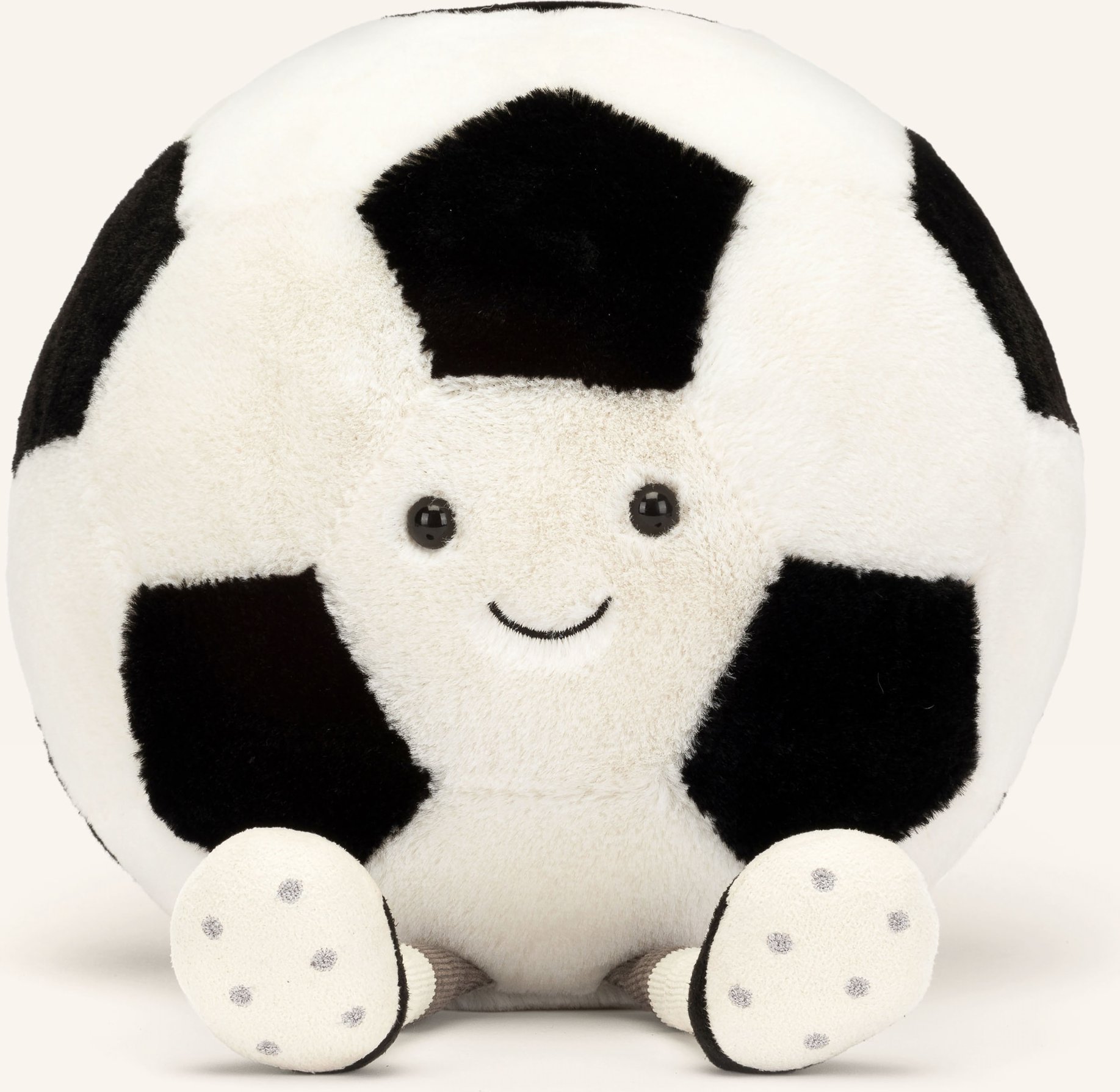 Jellycat Plüsch-Spielzeug Amuseables Sports Football schwarz