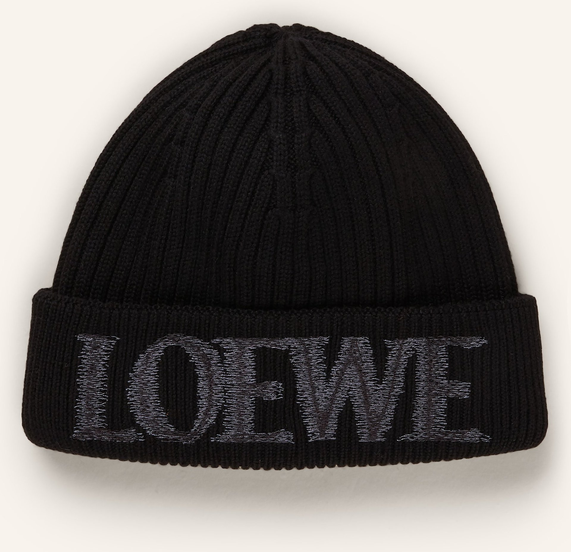 Loewe Mütze schwarz