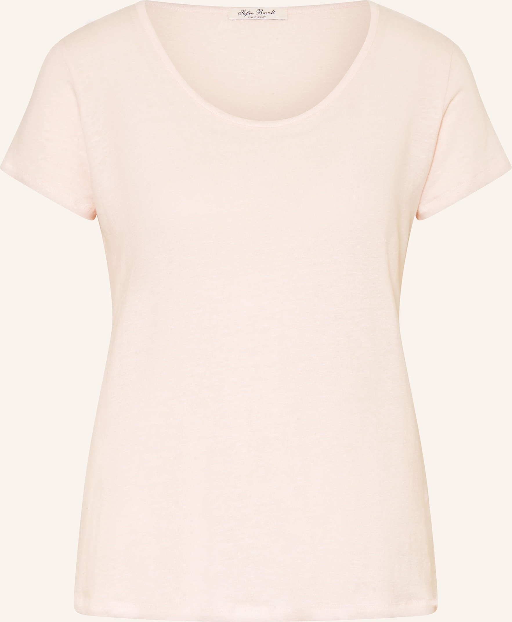 Stefan Brandt T-Shirt Aus Leinen rosa