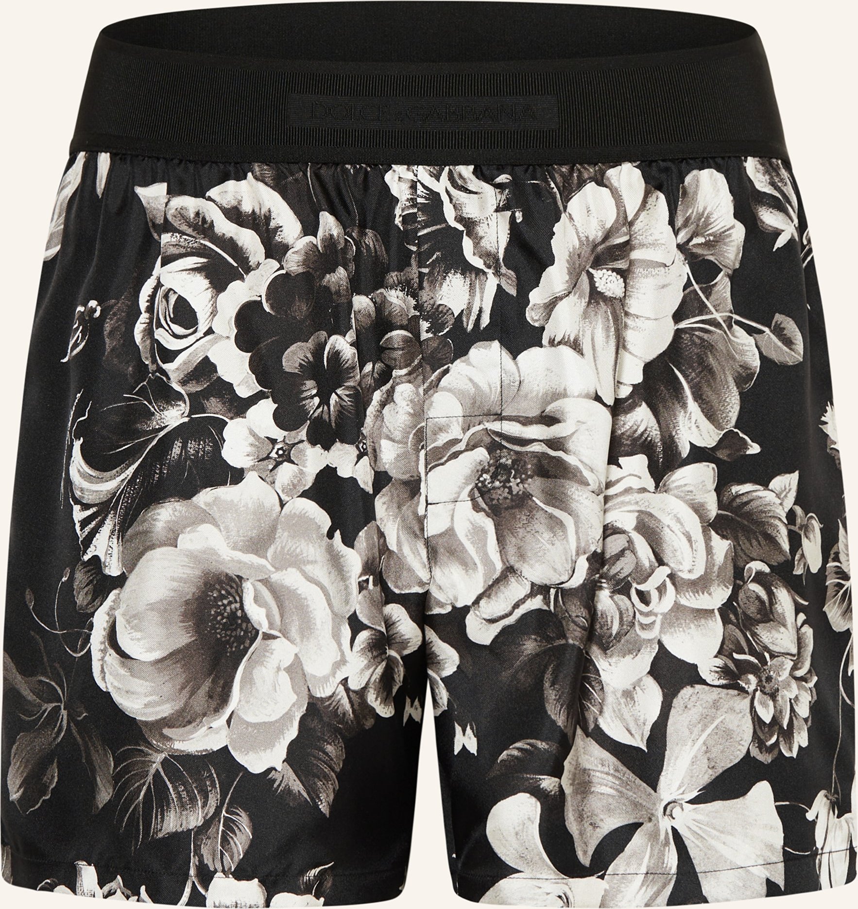 Dolce & Gabbana Boxershorts Aus Seide schwarz