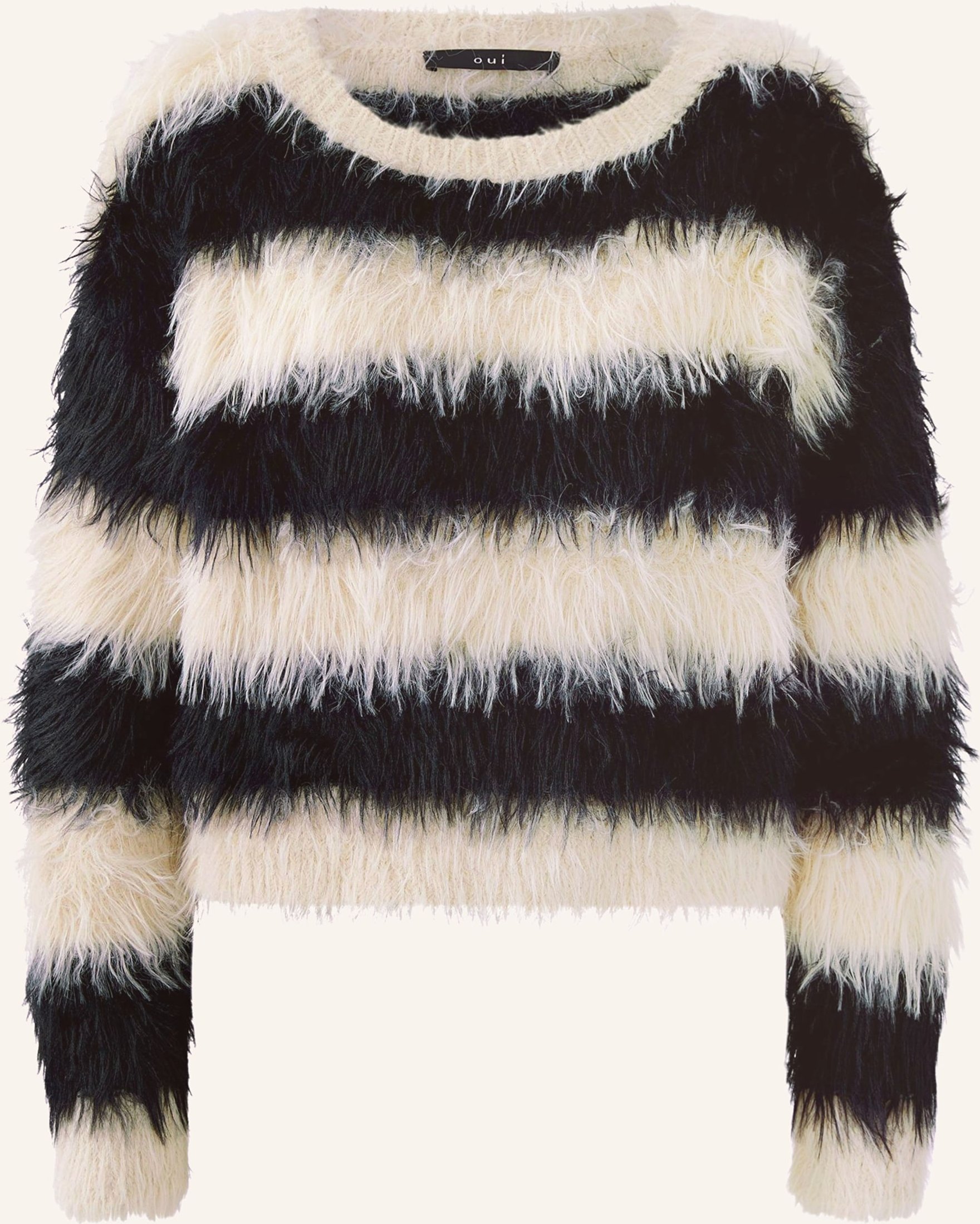 Thumbnail - Oui Pullover schwarz