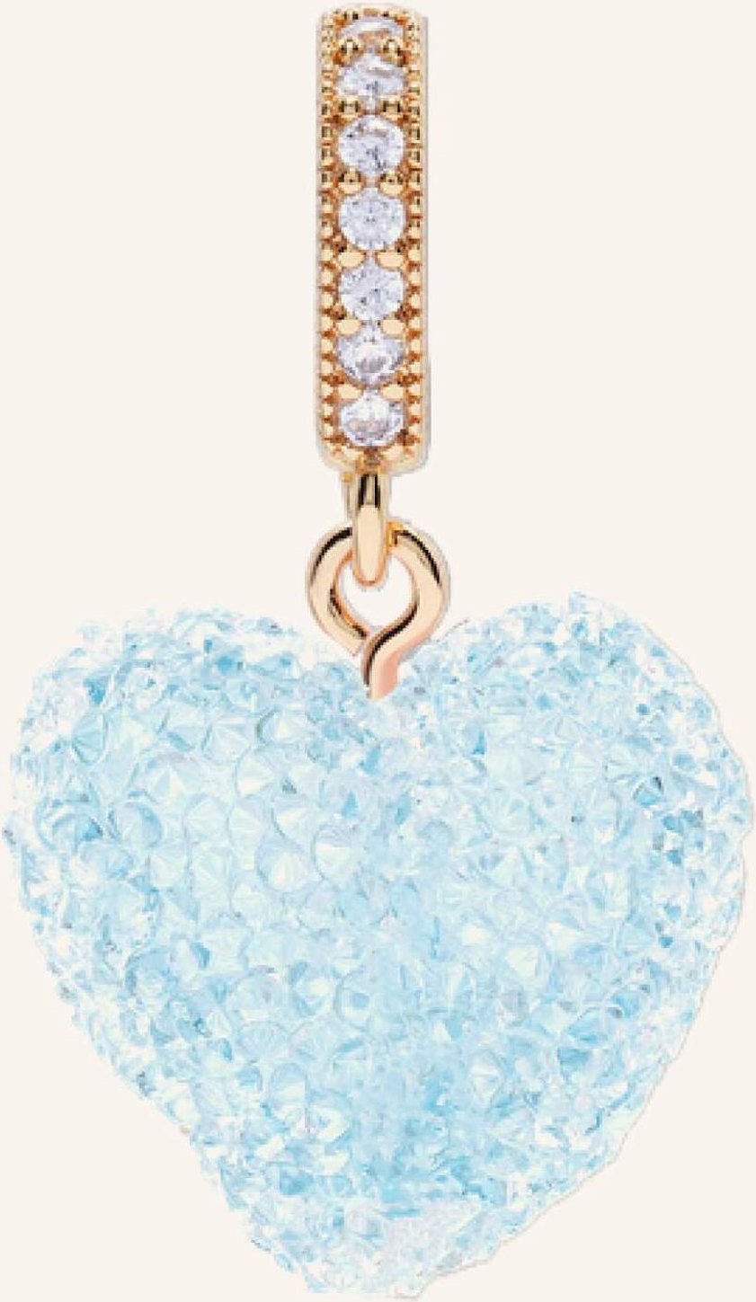 Crystal Haze Anhänger Jelly Heart Baby Blue By Glambou gold