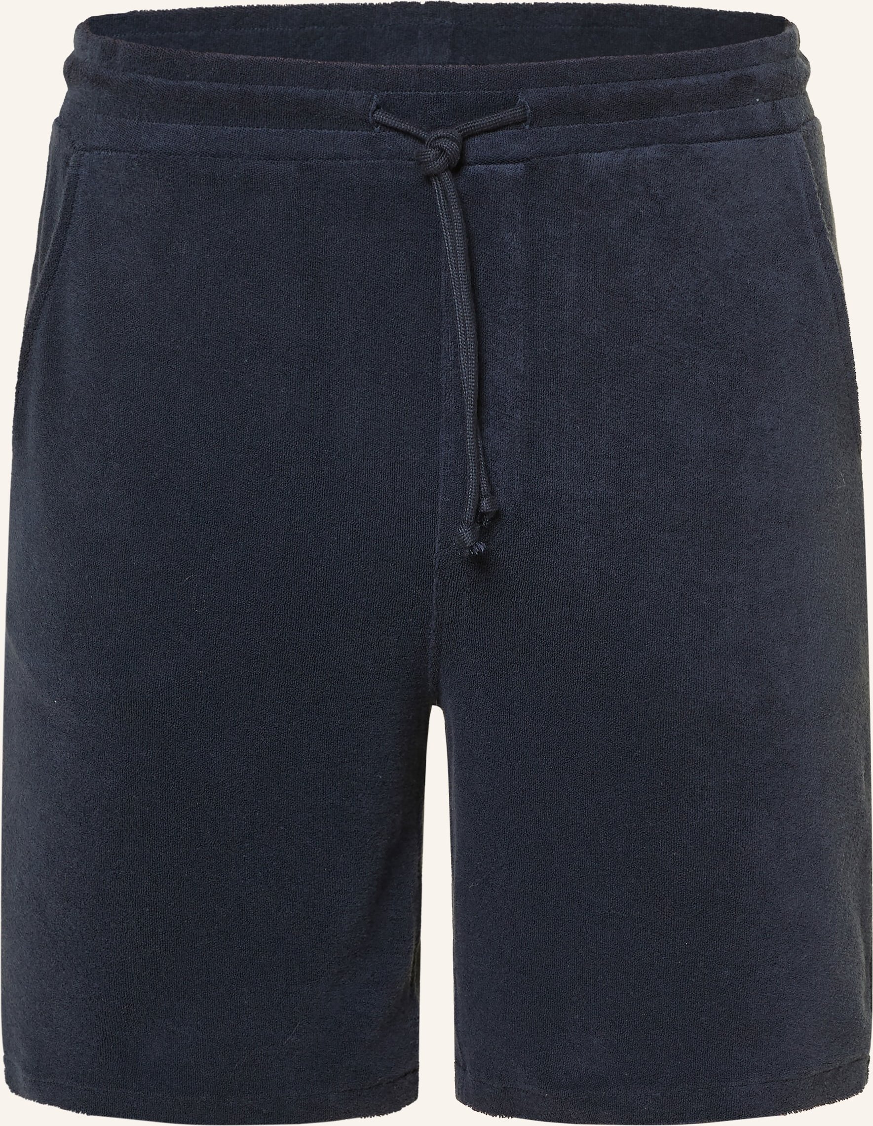 Juvia Frottee-Shorts Dameon blau