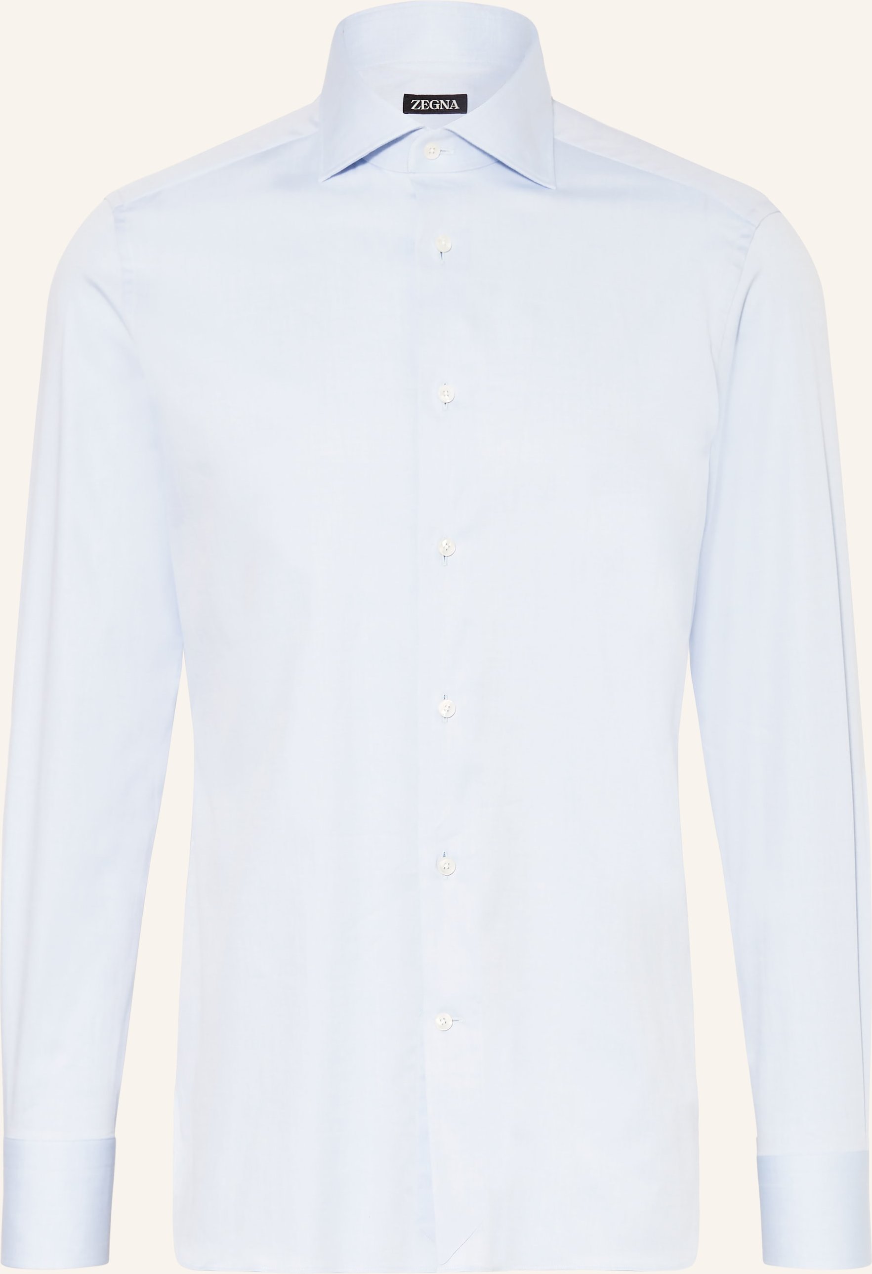 Zegna Hemd Regular Fit blau