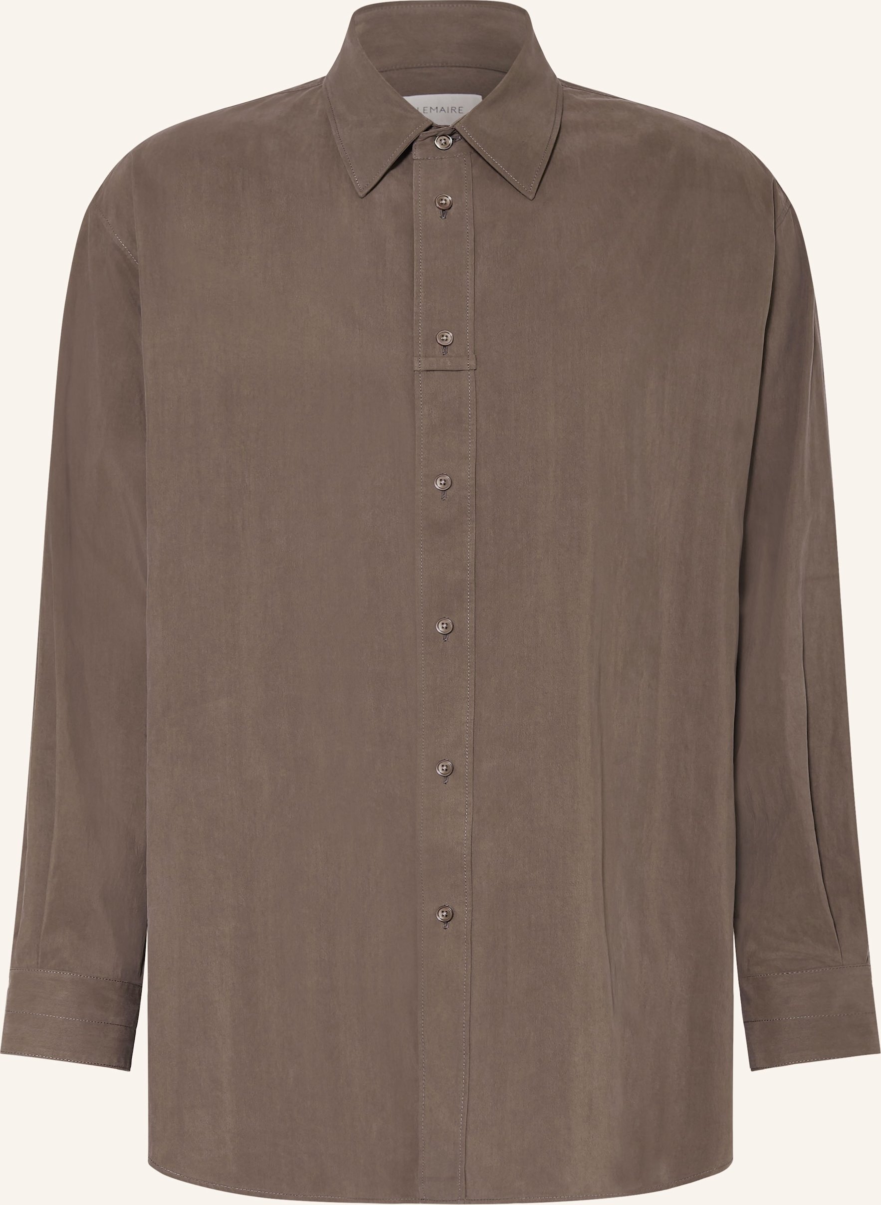 Lemaire Hemd Comfort Fit braun