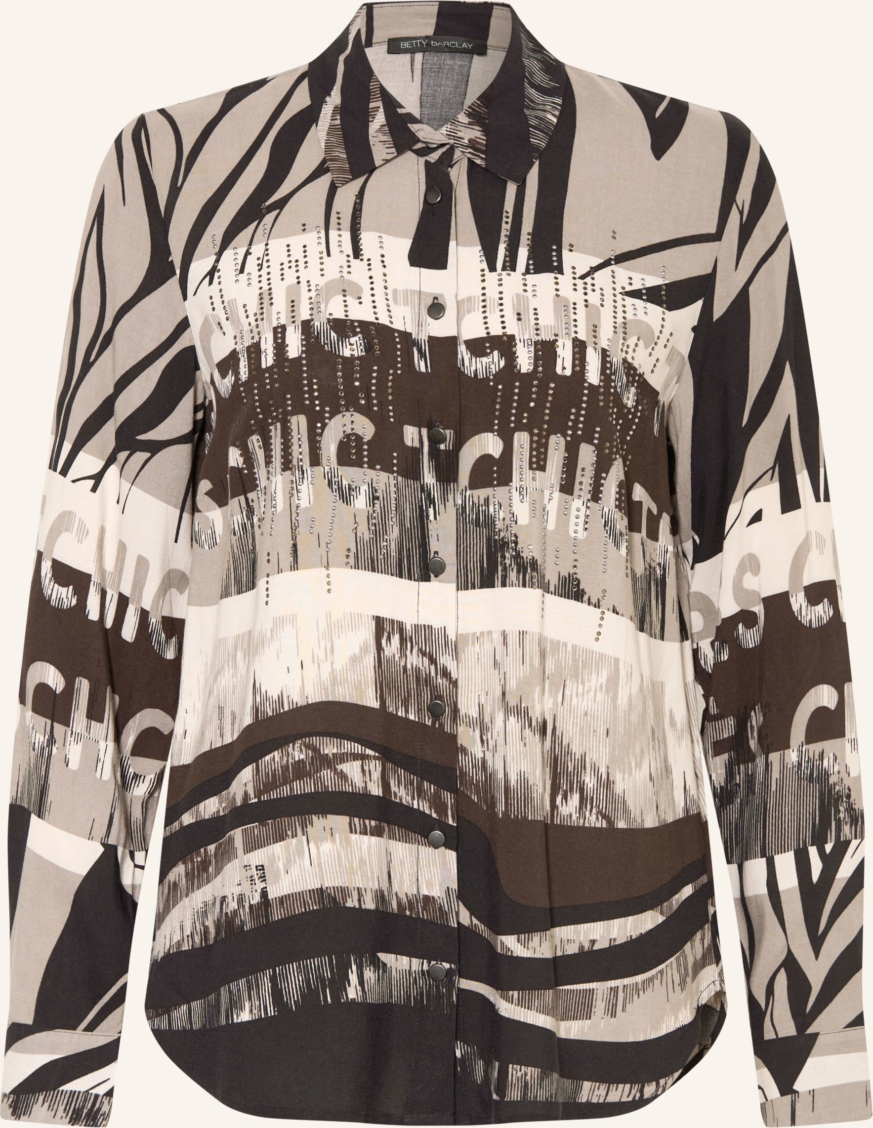 Betty Barclay Hemdbluse Mit Schmucksteinen beige