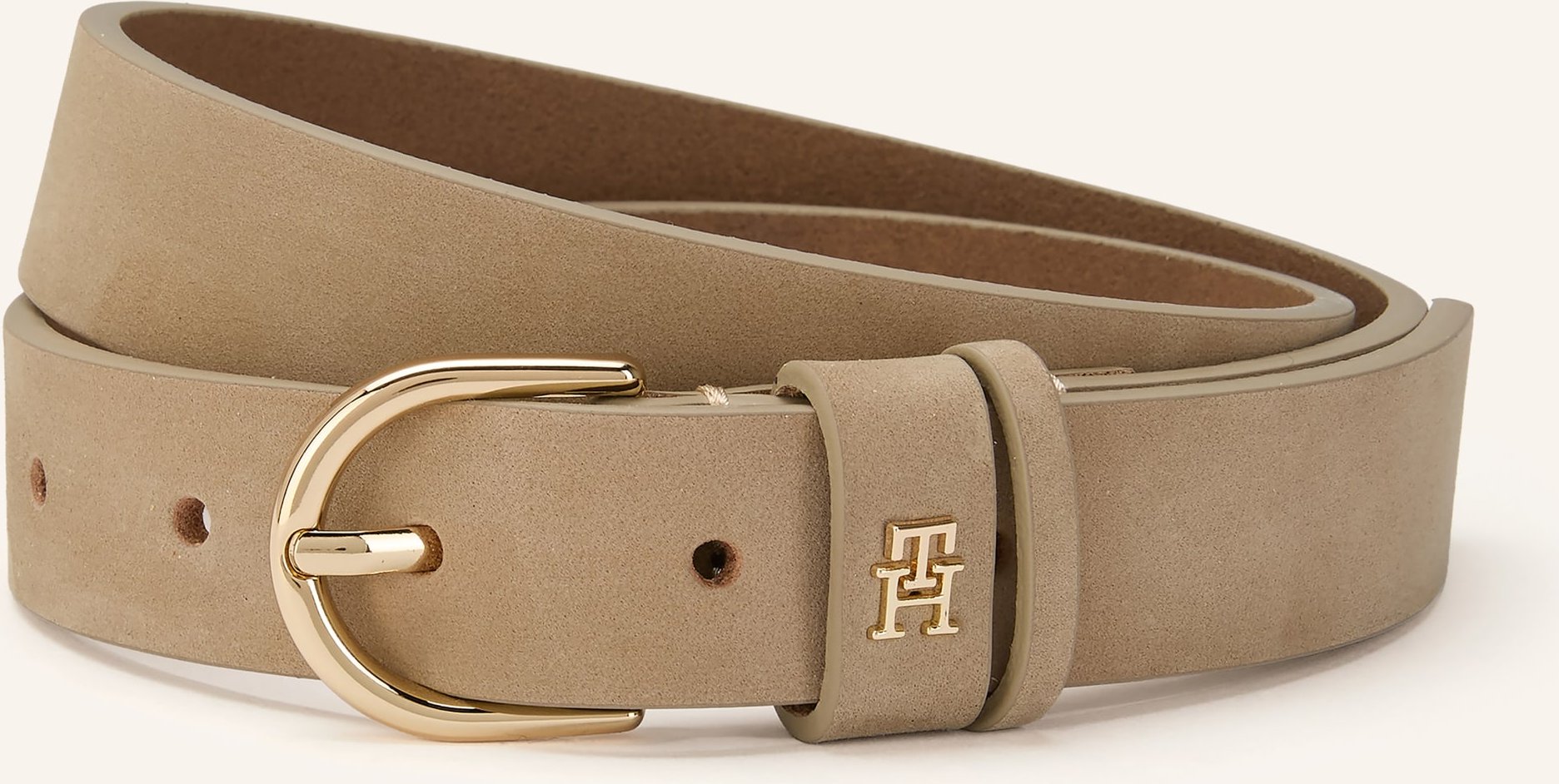 Tommy Hilfiger Ledergürtel beige