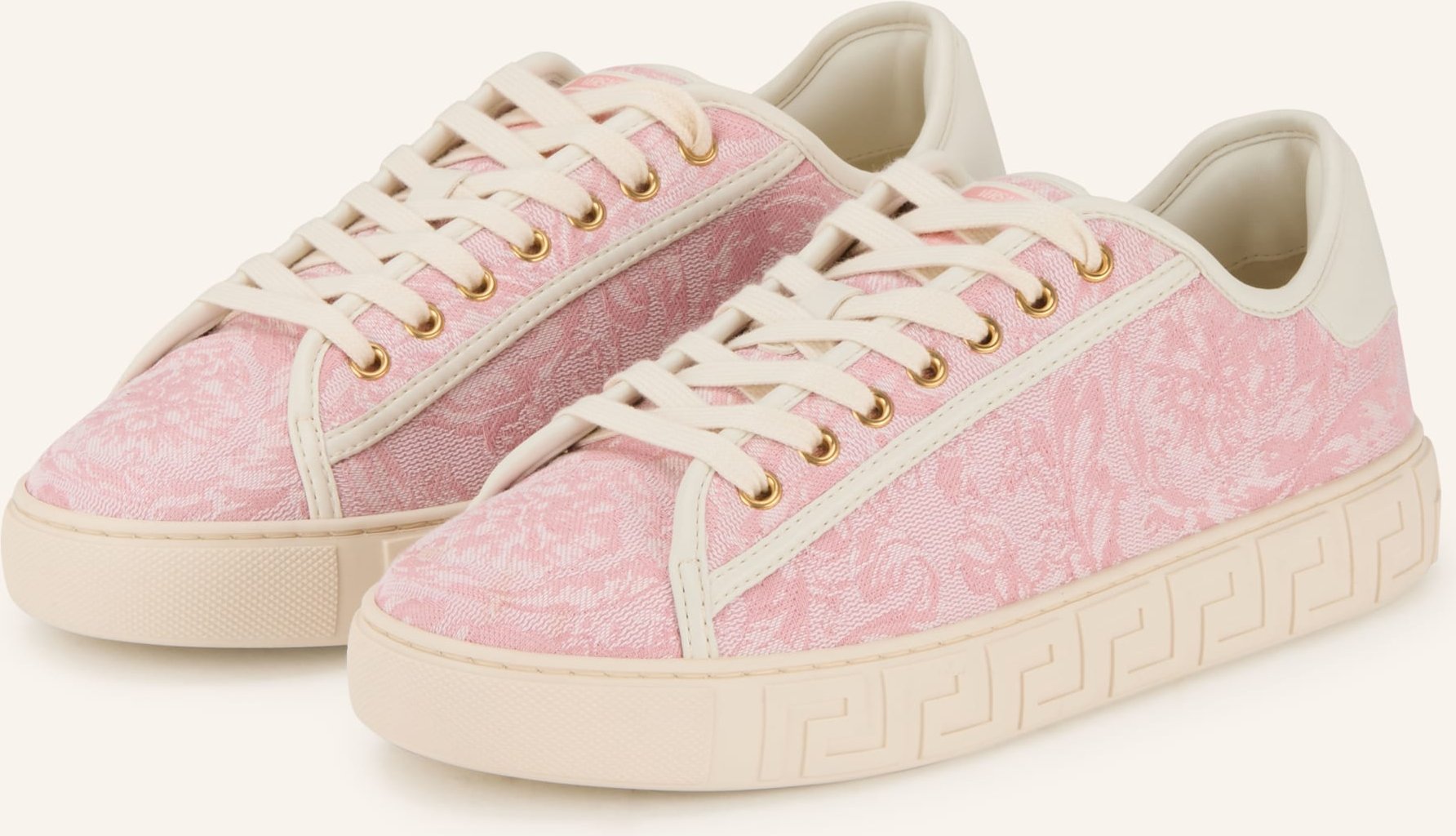 Versace Sneaker Barocco Greca rosa