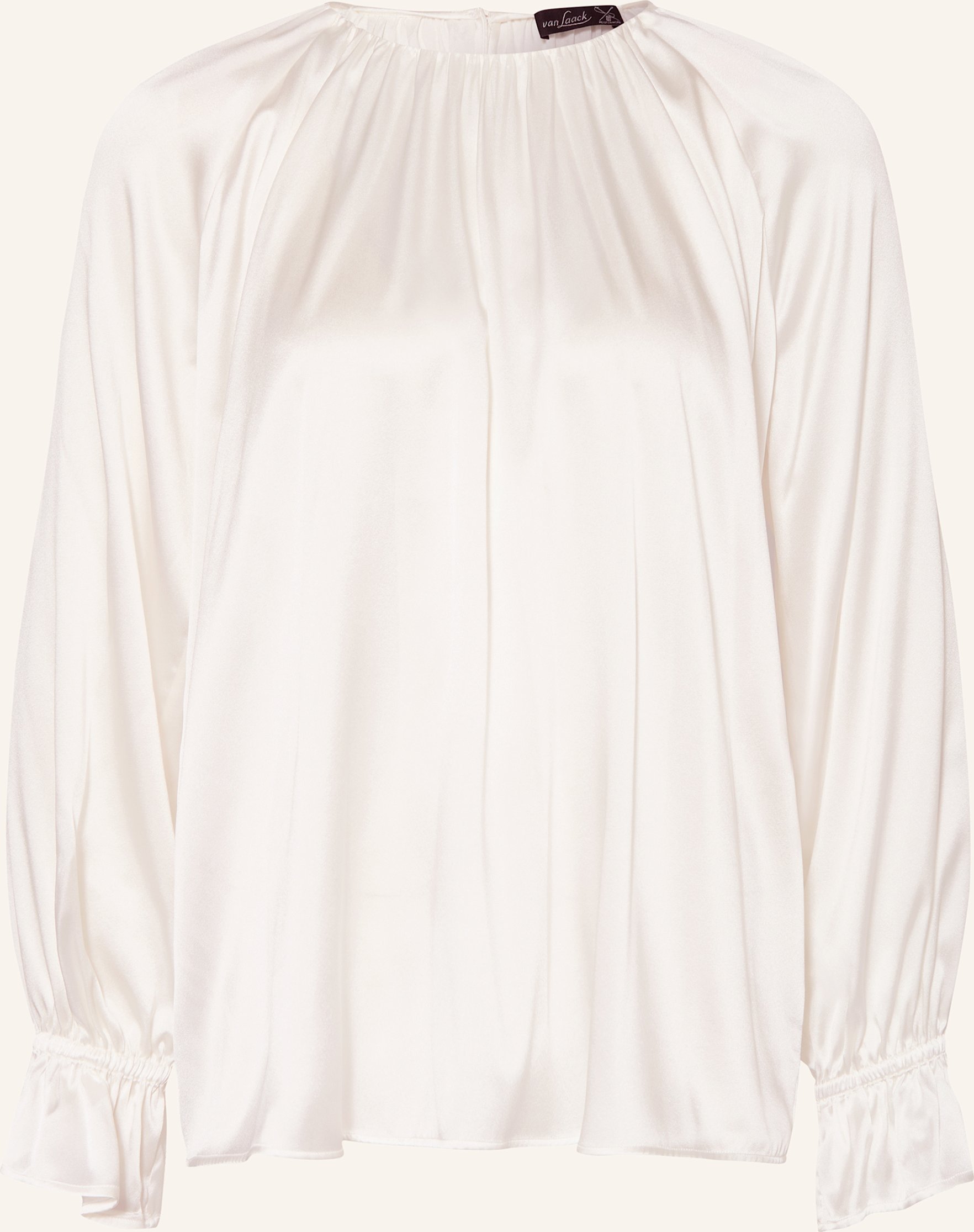 Van Laack Blusenshirt Vl-Dilja-Xx Aus Seide weiss