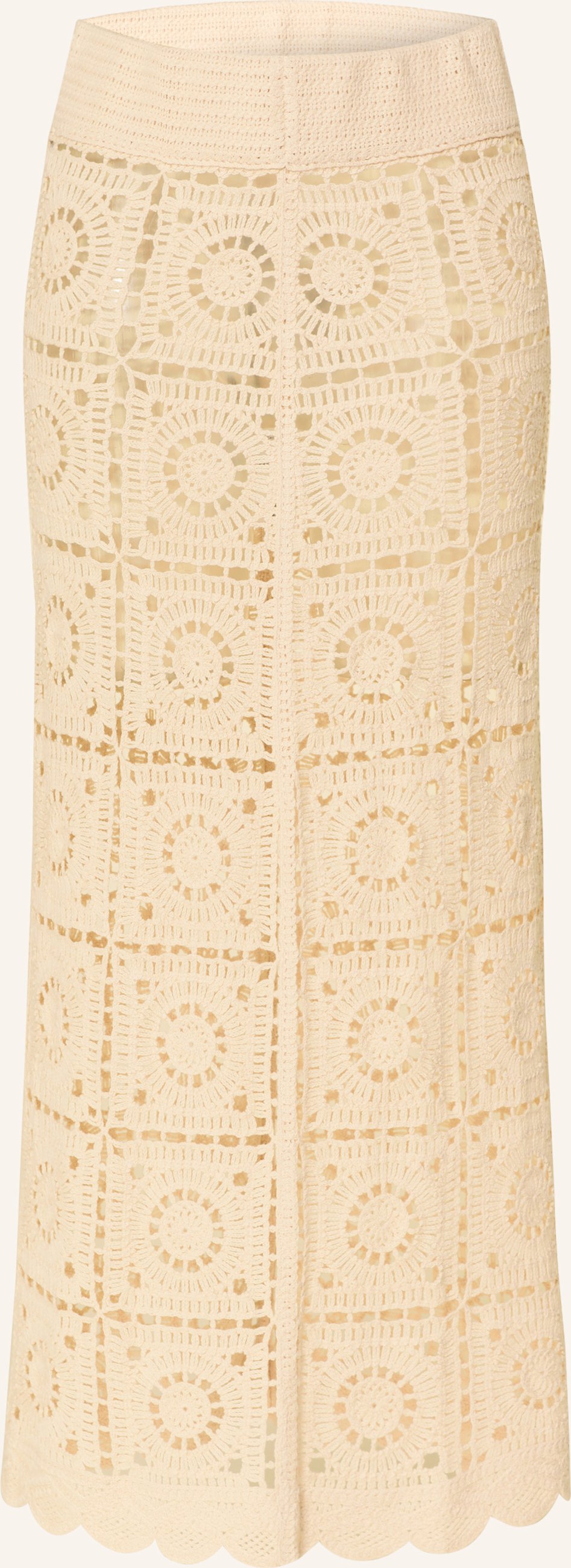 Malina Häkelrock Kahlo beige