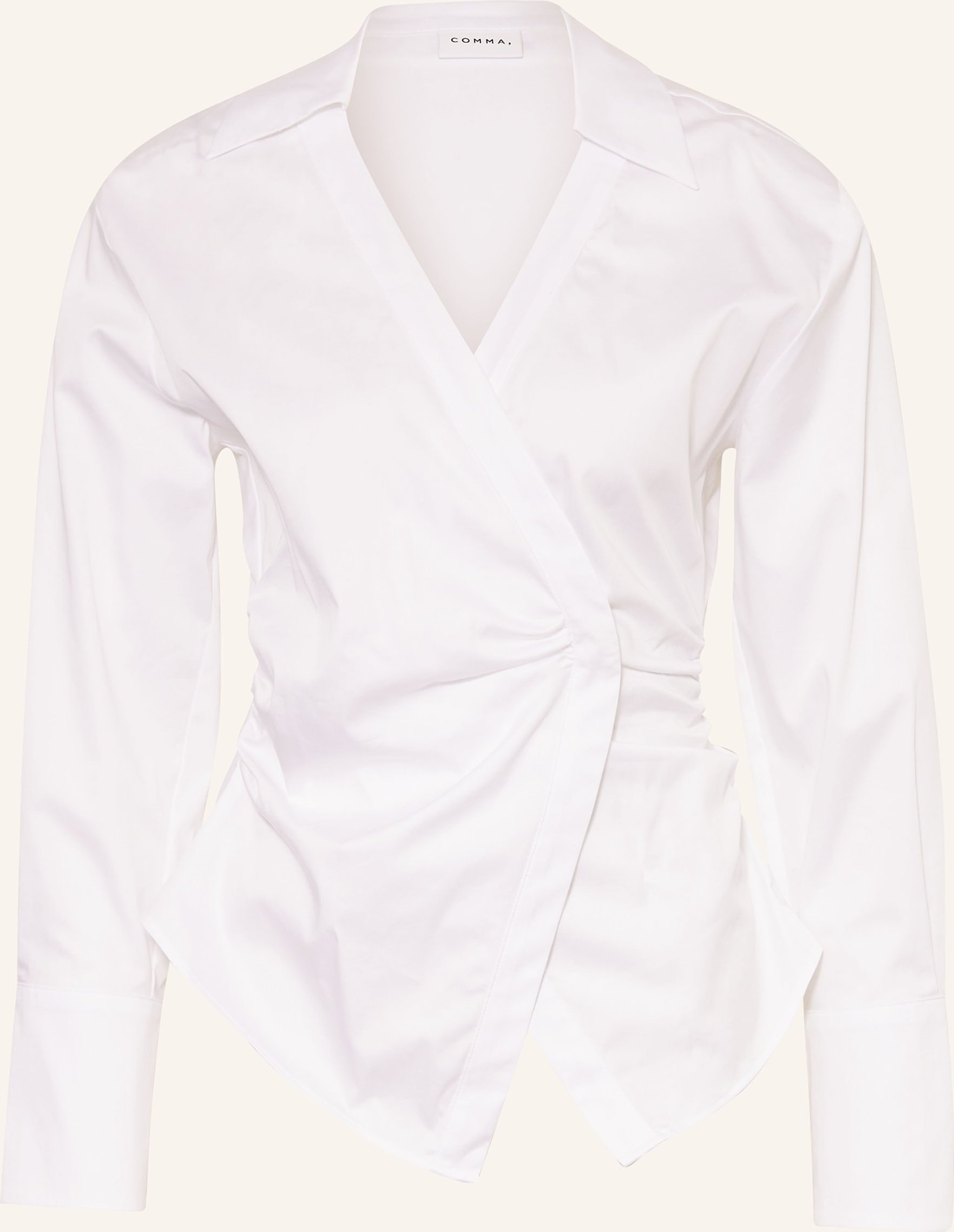 Comma Wickelbluse weiss