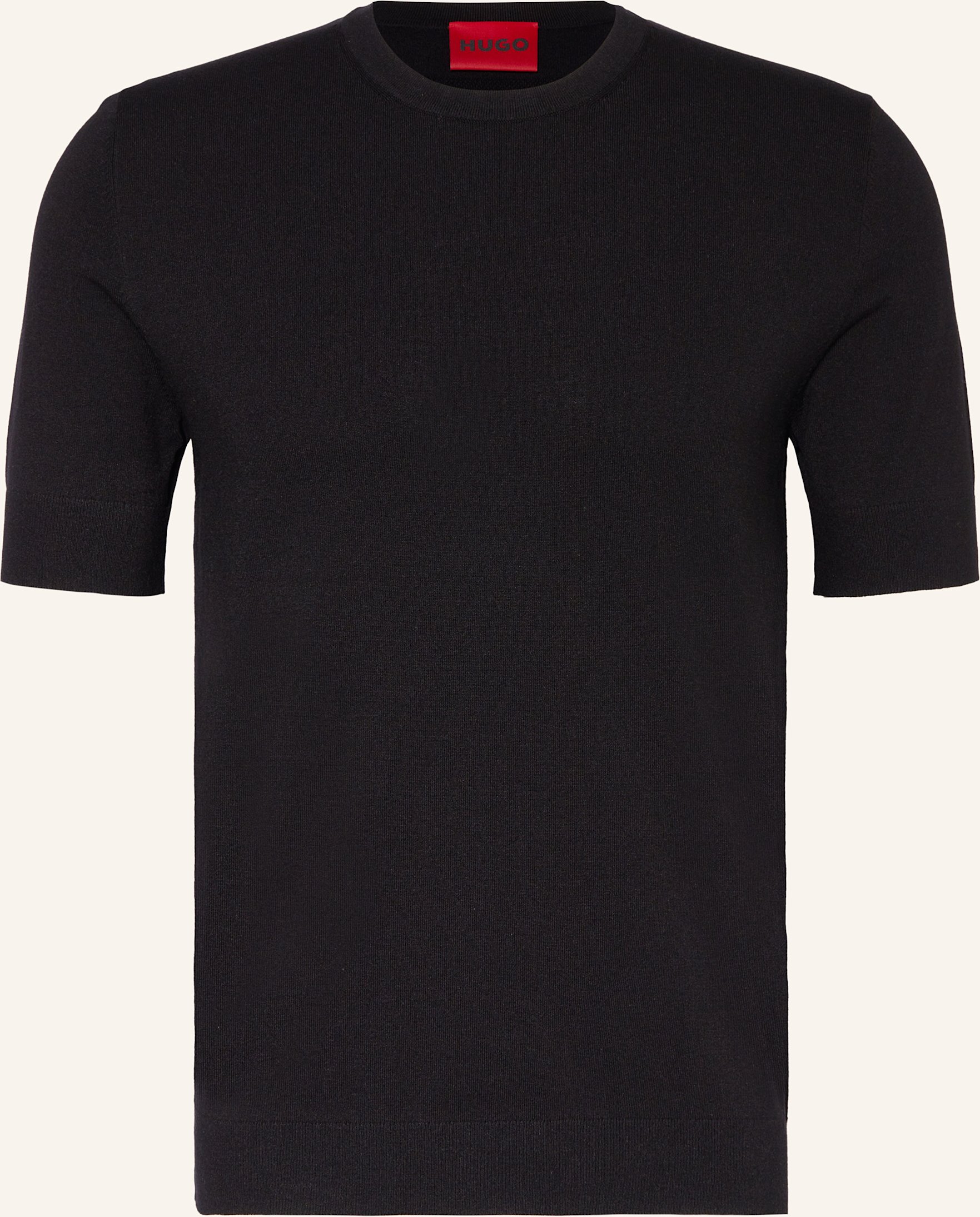 Thumbnail - Hugo Strickshirt San Carl schwarz