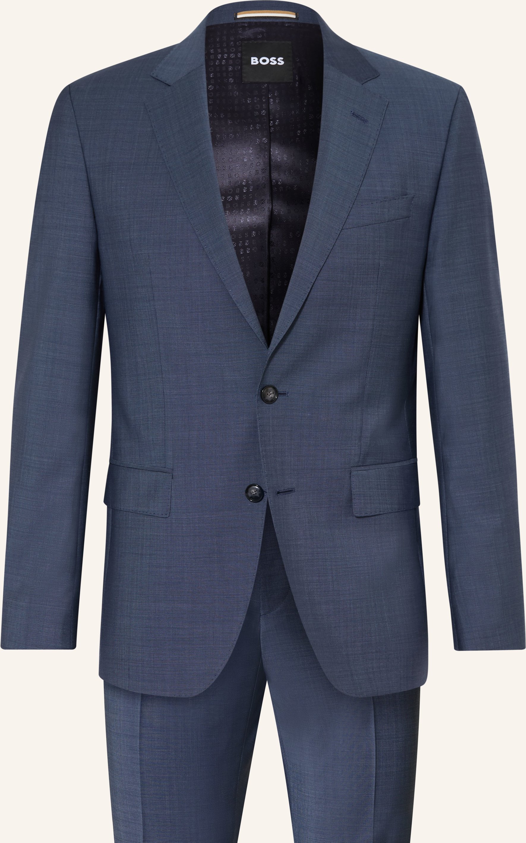 Boss Anzug Huge Slim Fit blau