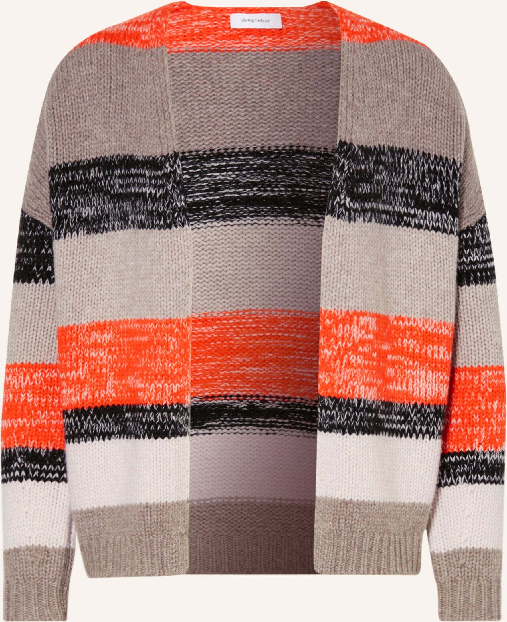 Darling Harbour Strickhülle Mit Cashmere grau