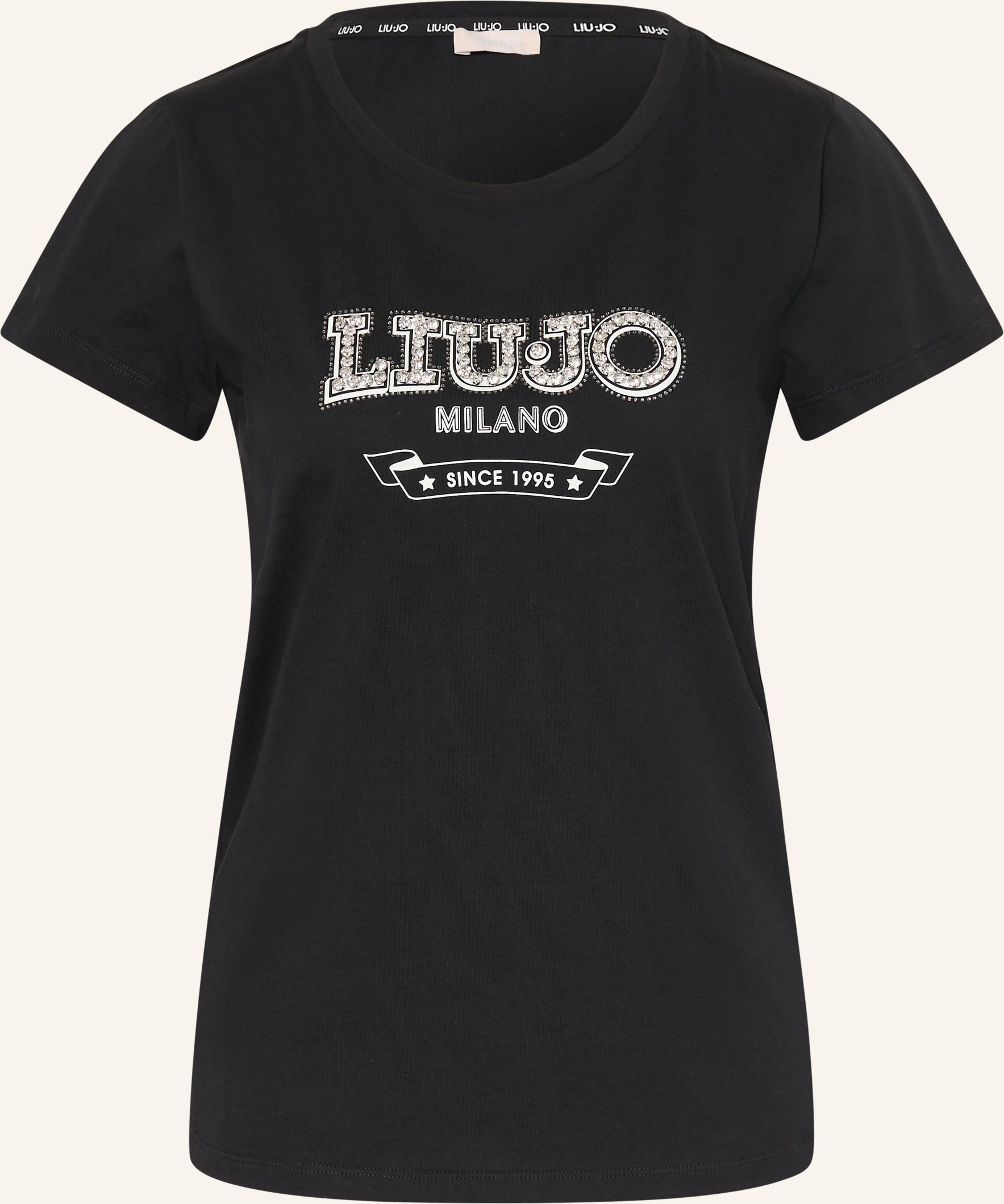 Liu Jo T-Shirt Mit Schmucksteinen schwarz
