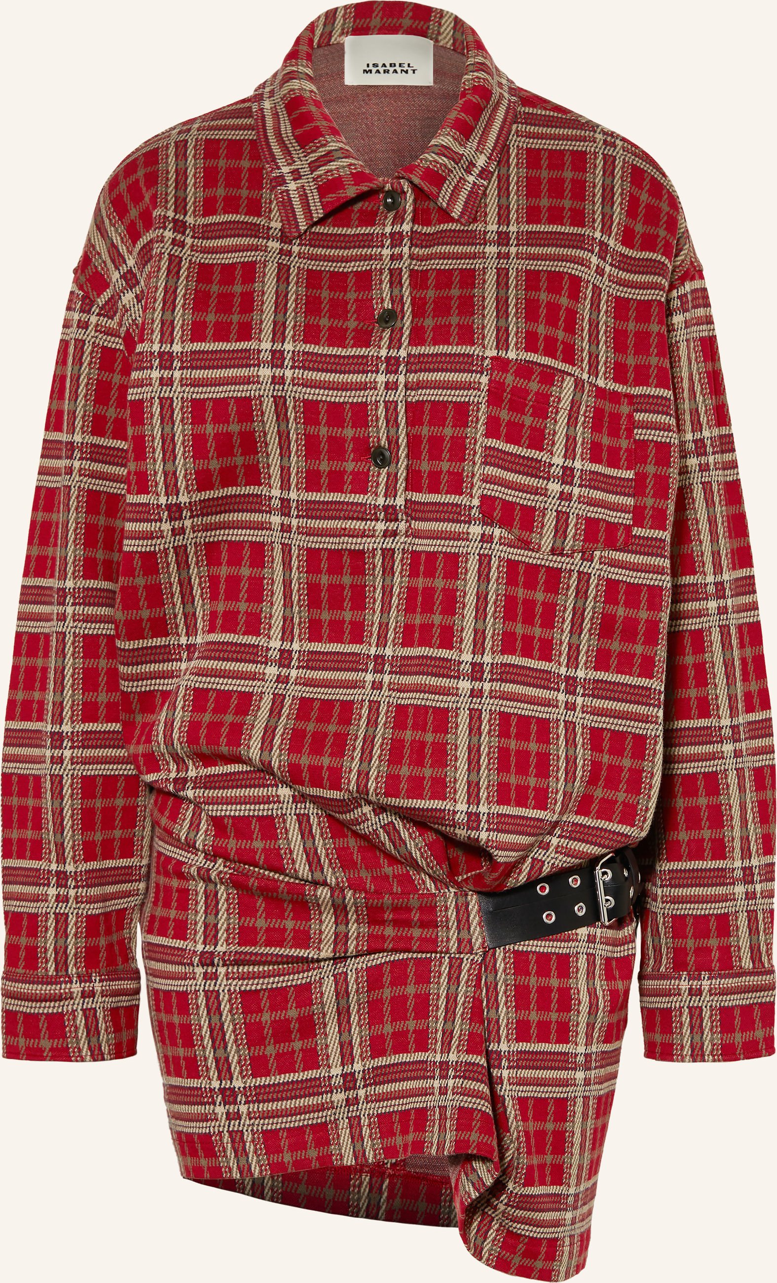 Isabel Marant Kleid Blandia rot