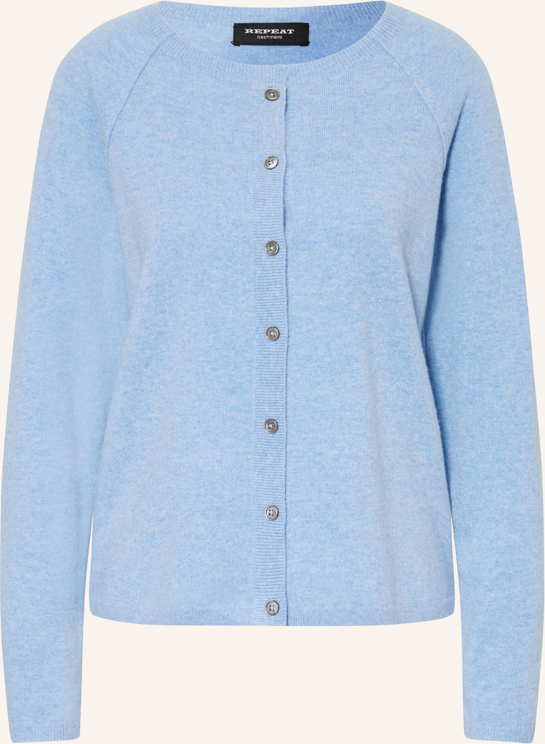 Repeat Strickjacke Aus Cashmere blau