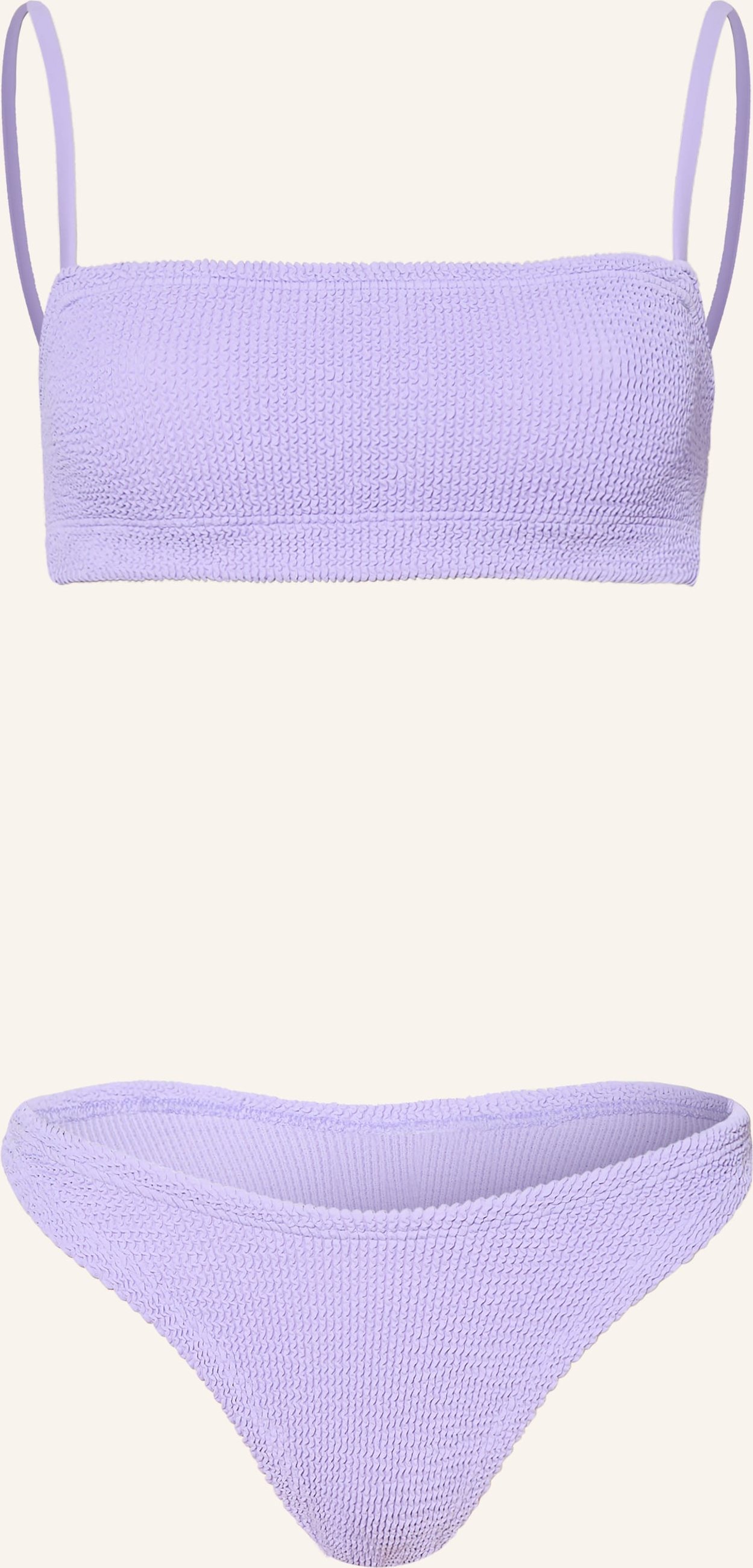 Hunza G Bustier-Bikini lila