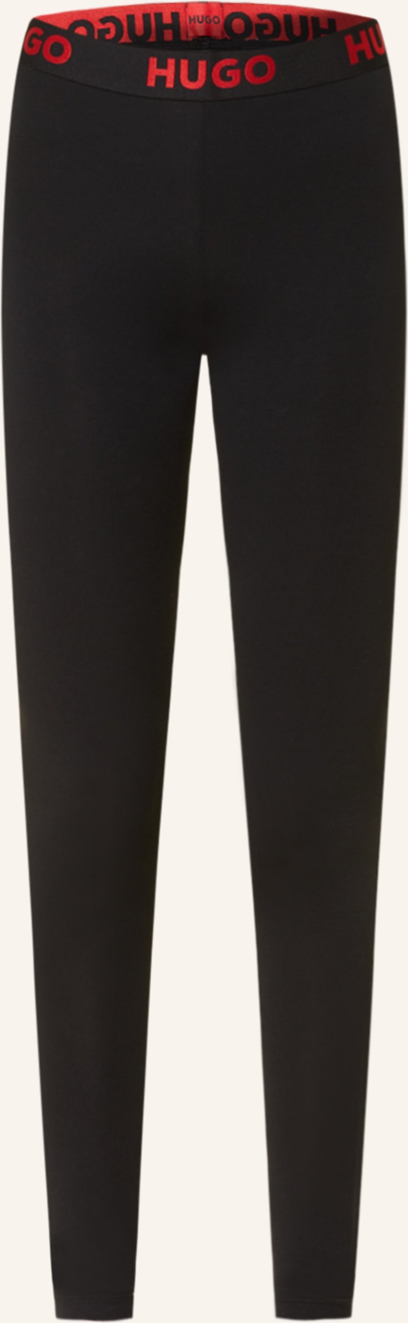Hugo Lounge-Hose Sporty Logo schwarz