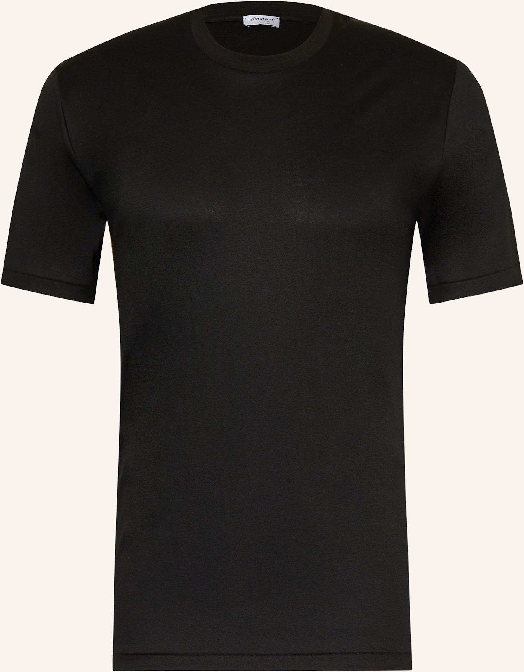 Thumbnail - Zimmerli T-Shirt Sea Island schwarz