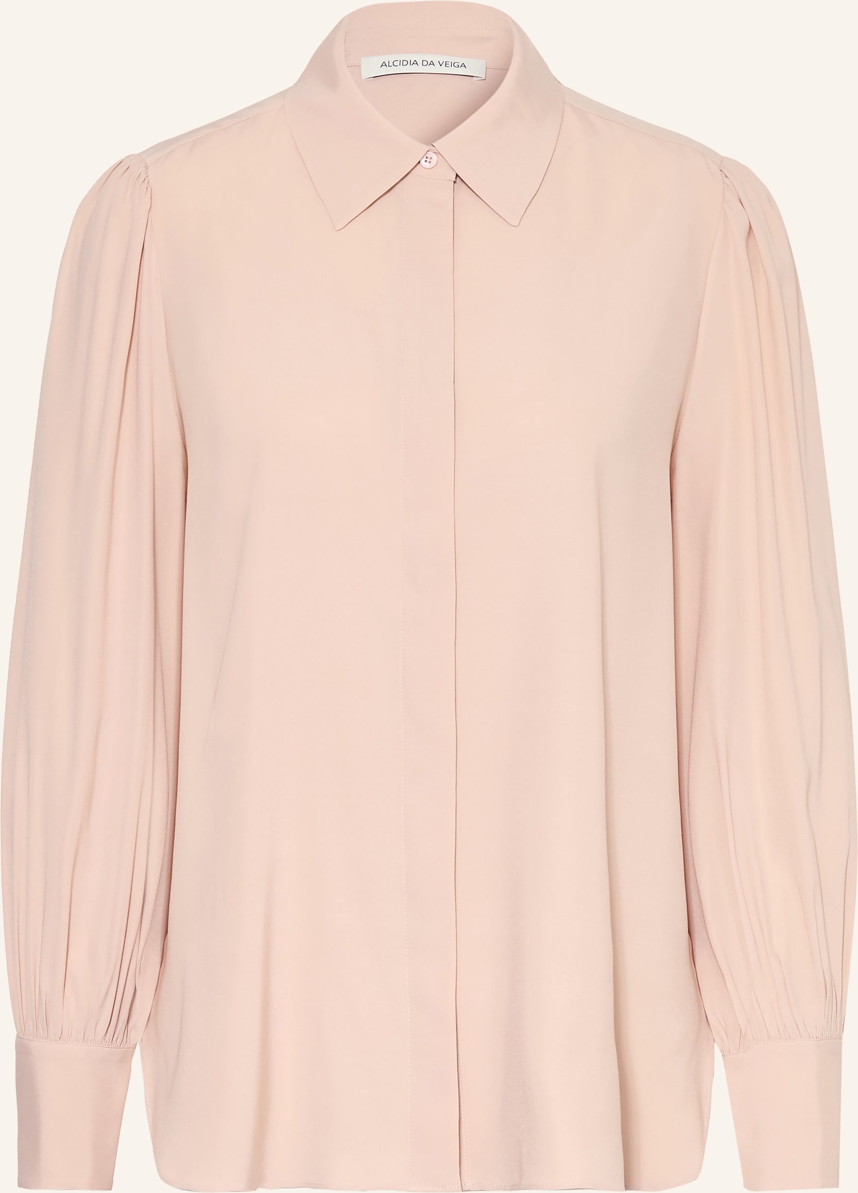 Alcidia Da Veiga Hemdbluse Aus Seide rosa