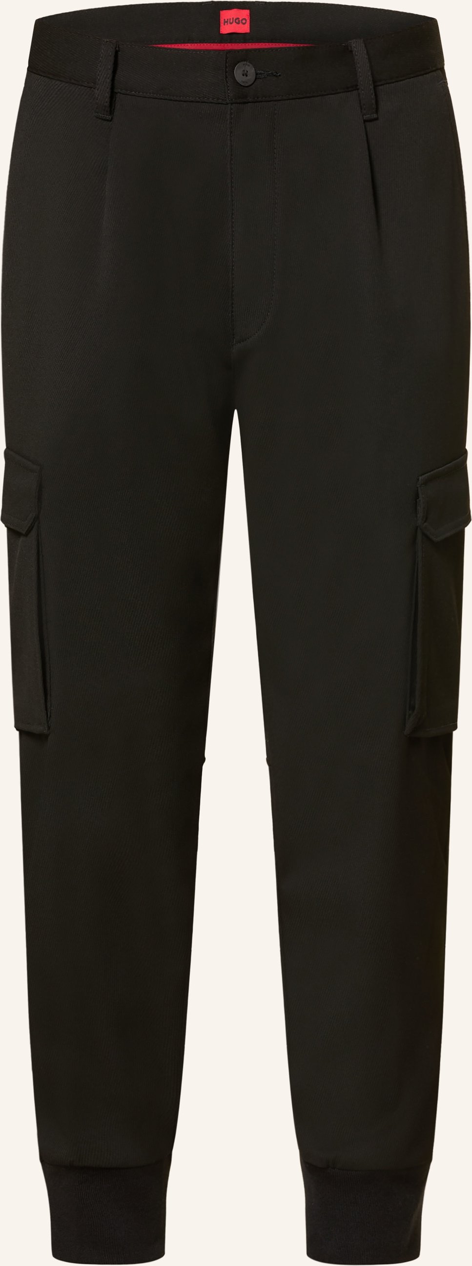 Hugo Cargohose Glavin Slim Fit schwarz