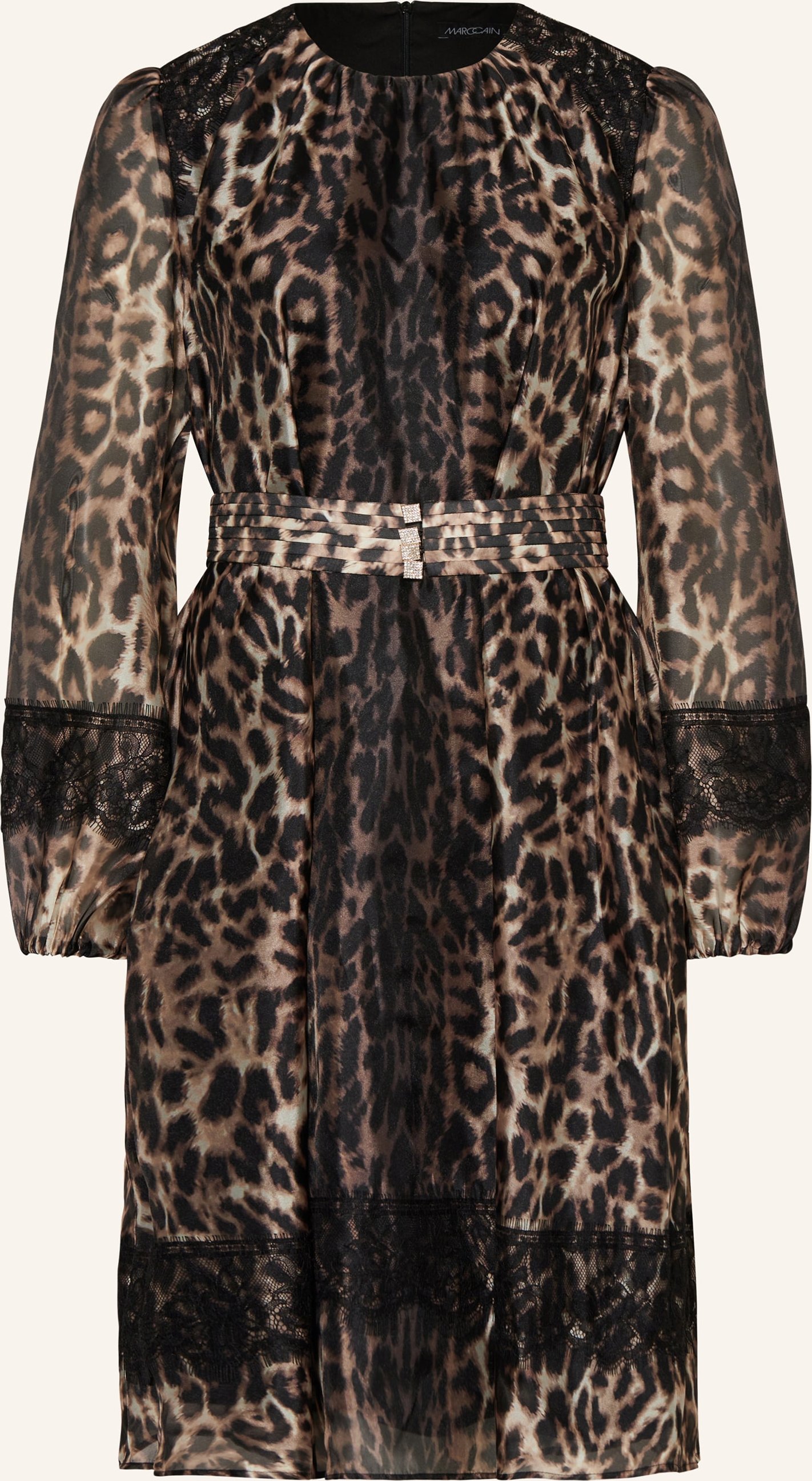 Marc Cain Kleid Mit Spitze braun