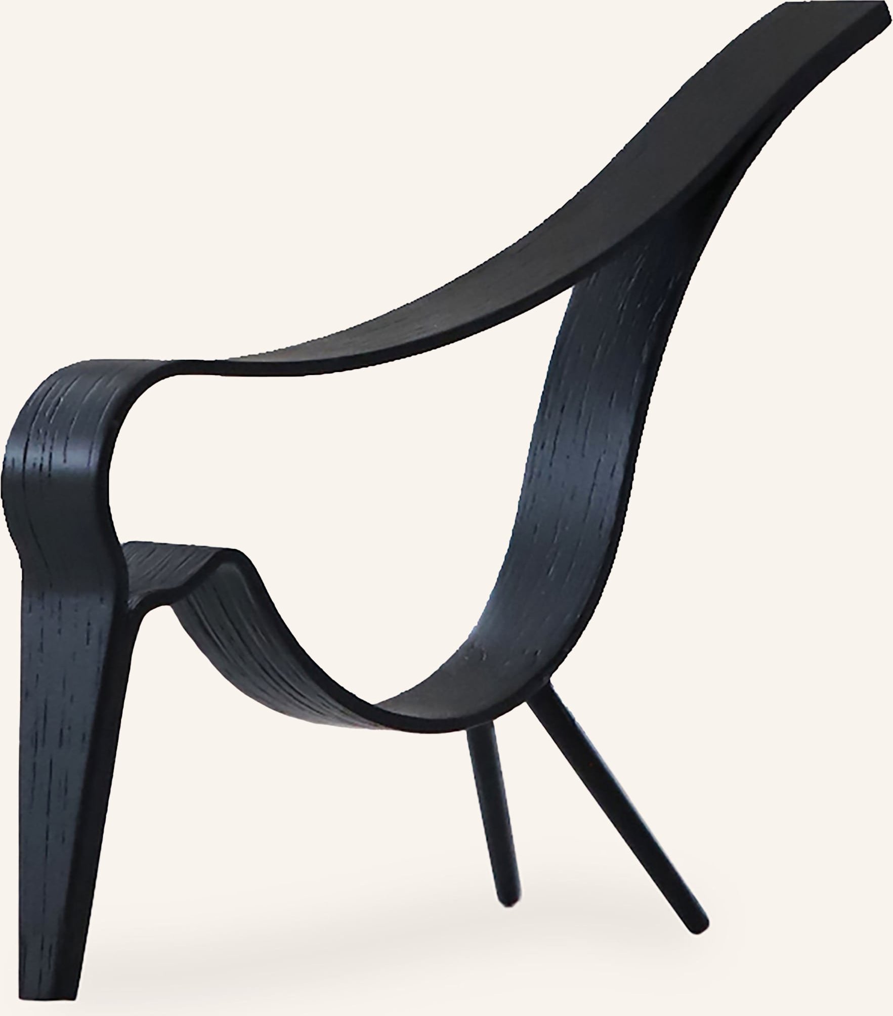 Cooee Design Dekofigur Woody Bird Medium schwarz